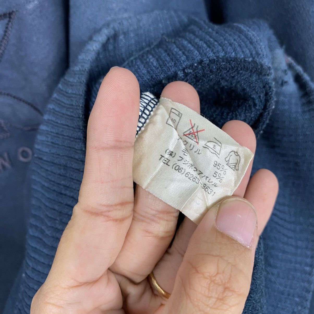 Japanese Brand 📌Vintage Sweatshirt Hiroko Koshino Homme Big Logo Size US L / EU 52-54 / 3 - 17 Thumbnail
