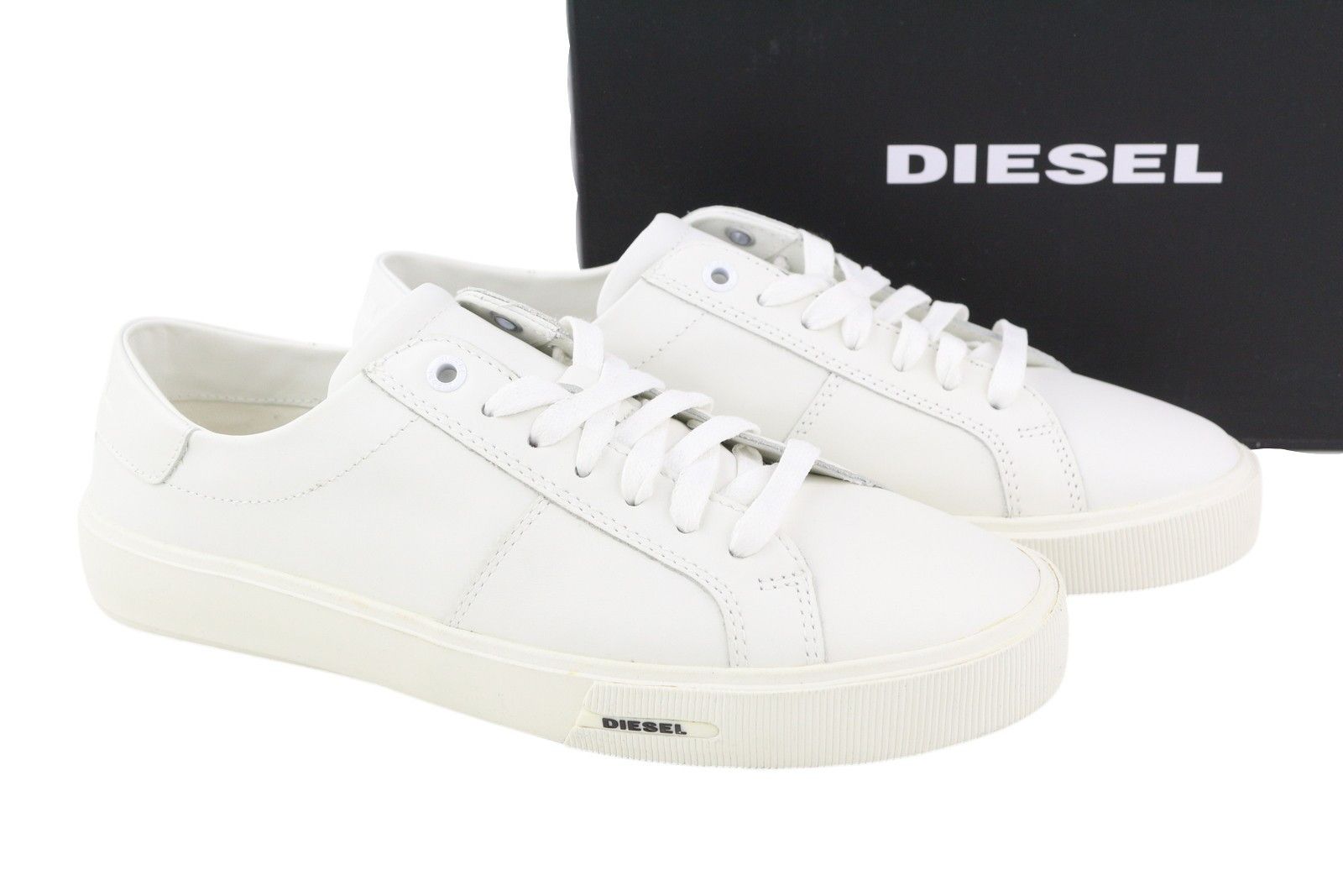 Diesel S-Mydori Lc W Eu40 White Leather 41558 Shoes, Women's (Size 9)