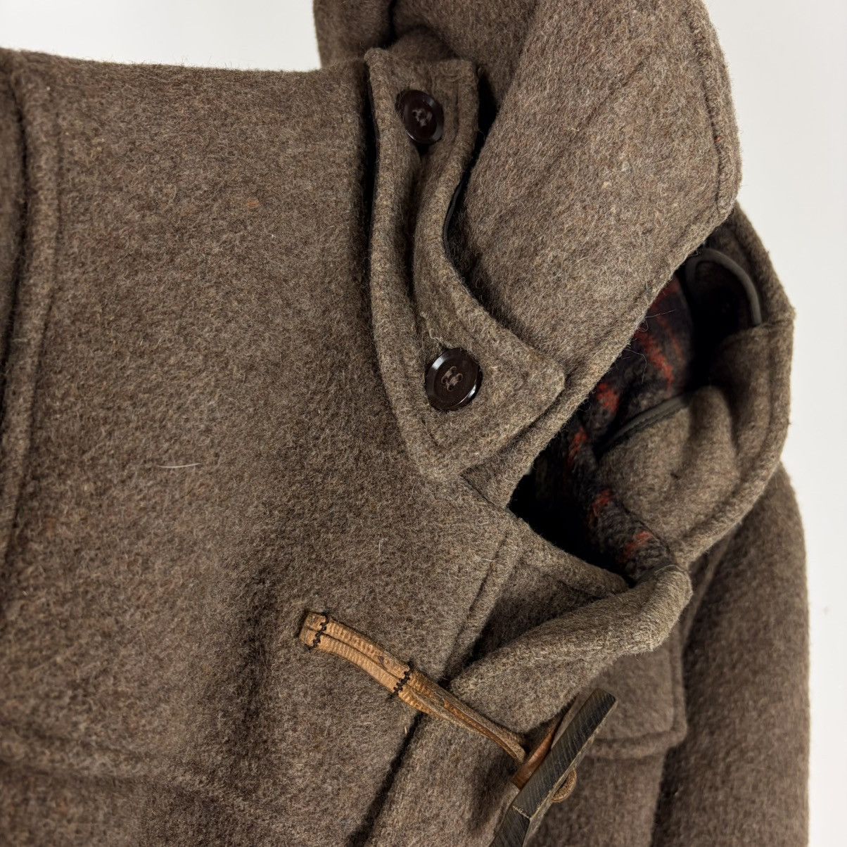 Gloverall Vintage 80s Gloverall Coat Wool Women Jacket England Size S / US 4 / IT 40 - 7 Thumbnail