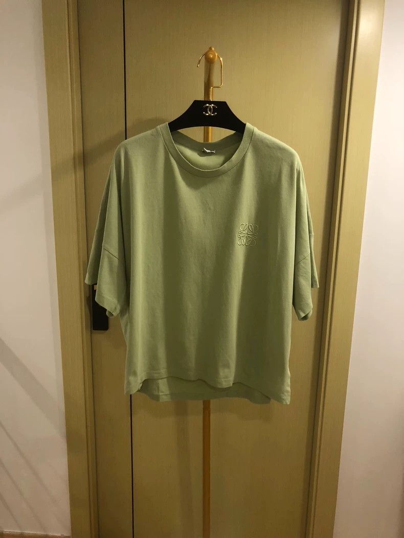 Loewe Loewe Avocado green short-sleeved shirt Size S / US 4 / IT 40 - 1 Thumbnail