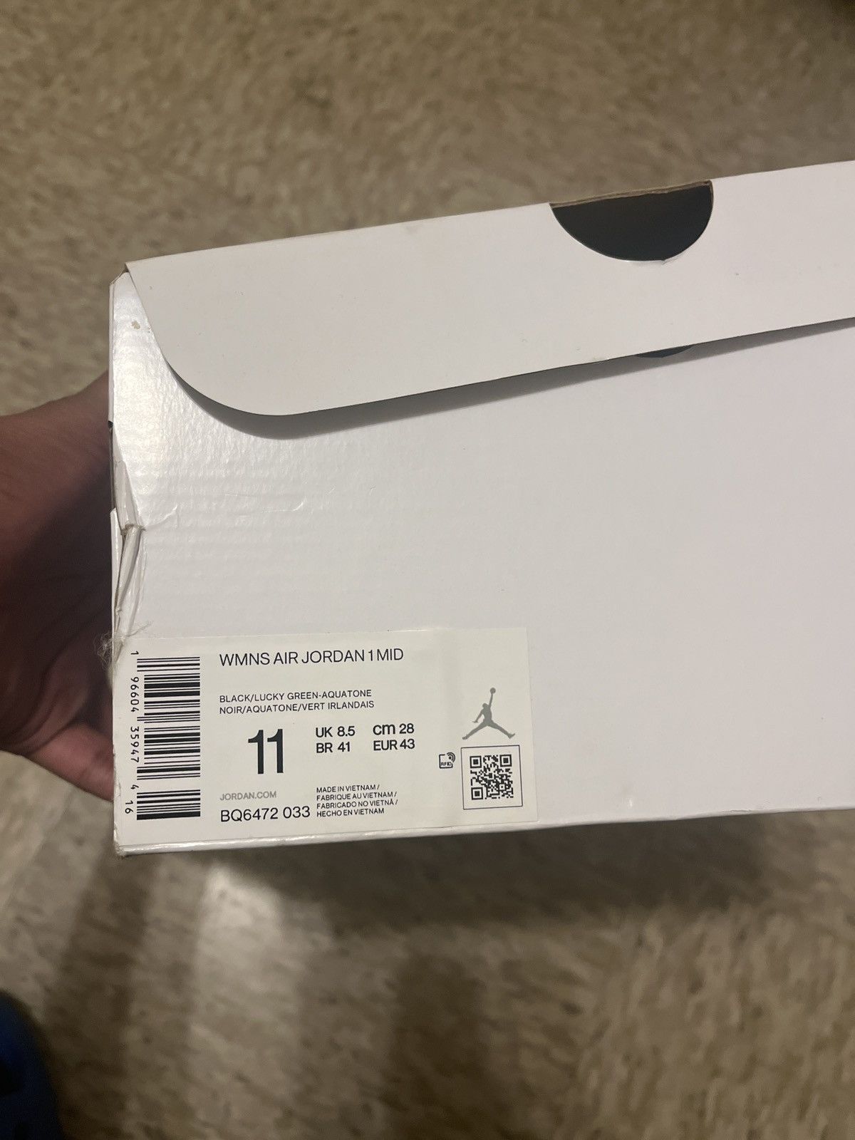 Nike lucky green jordan 1 Size US 11 / IT 41 - 2 Thumbnail