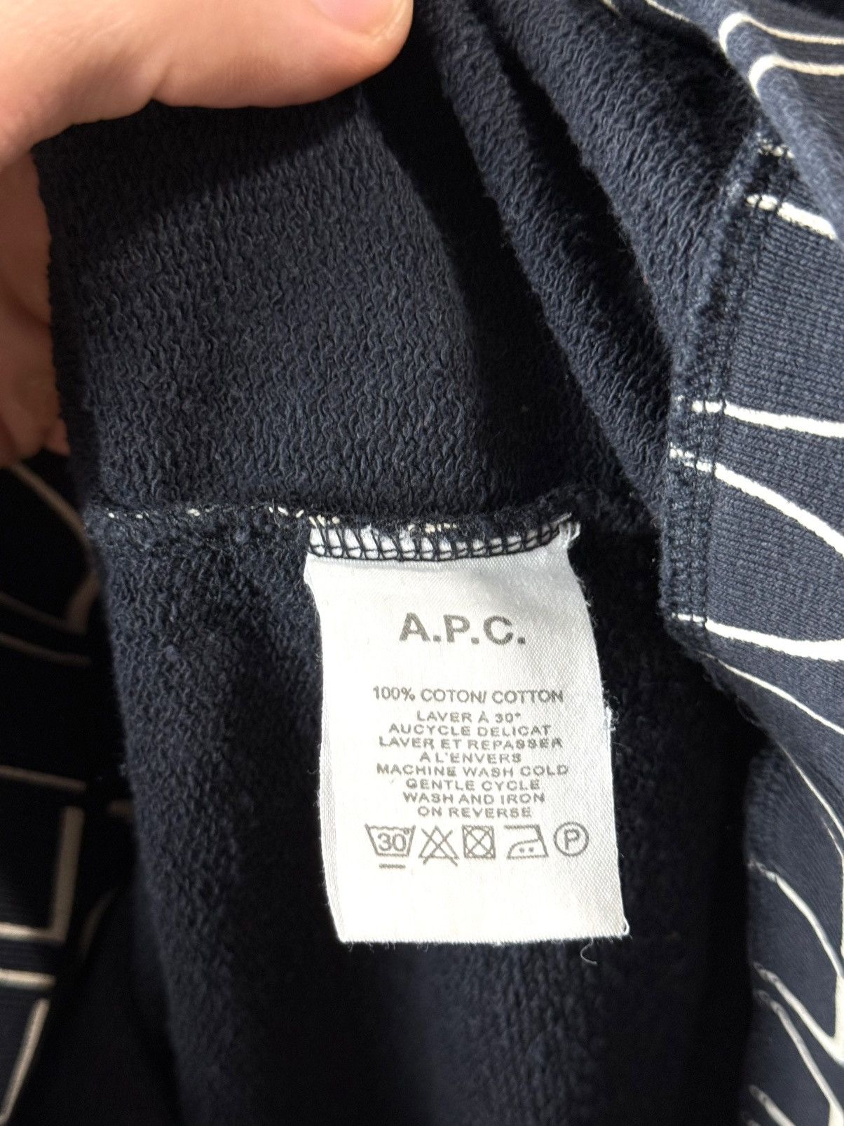 A.P.C. Rare! A.P.C. Paris Full Print Sweatshirt Luxury Size US M / EU 48-50 / 2 - 6 Thumbnail
