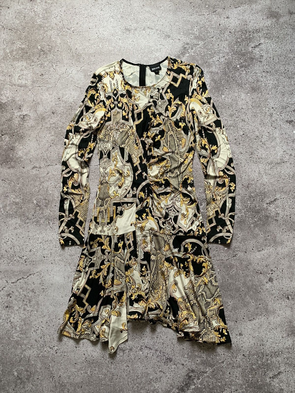 Just Cavalli × Roberto Cavalli × Vintage Cavalli vintage dress Size L / US 10 / IT 46 - 1 Thumbnail