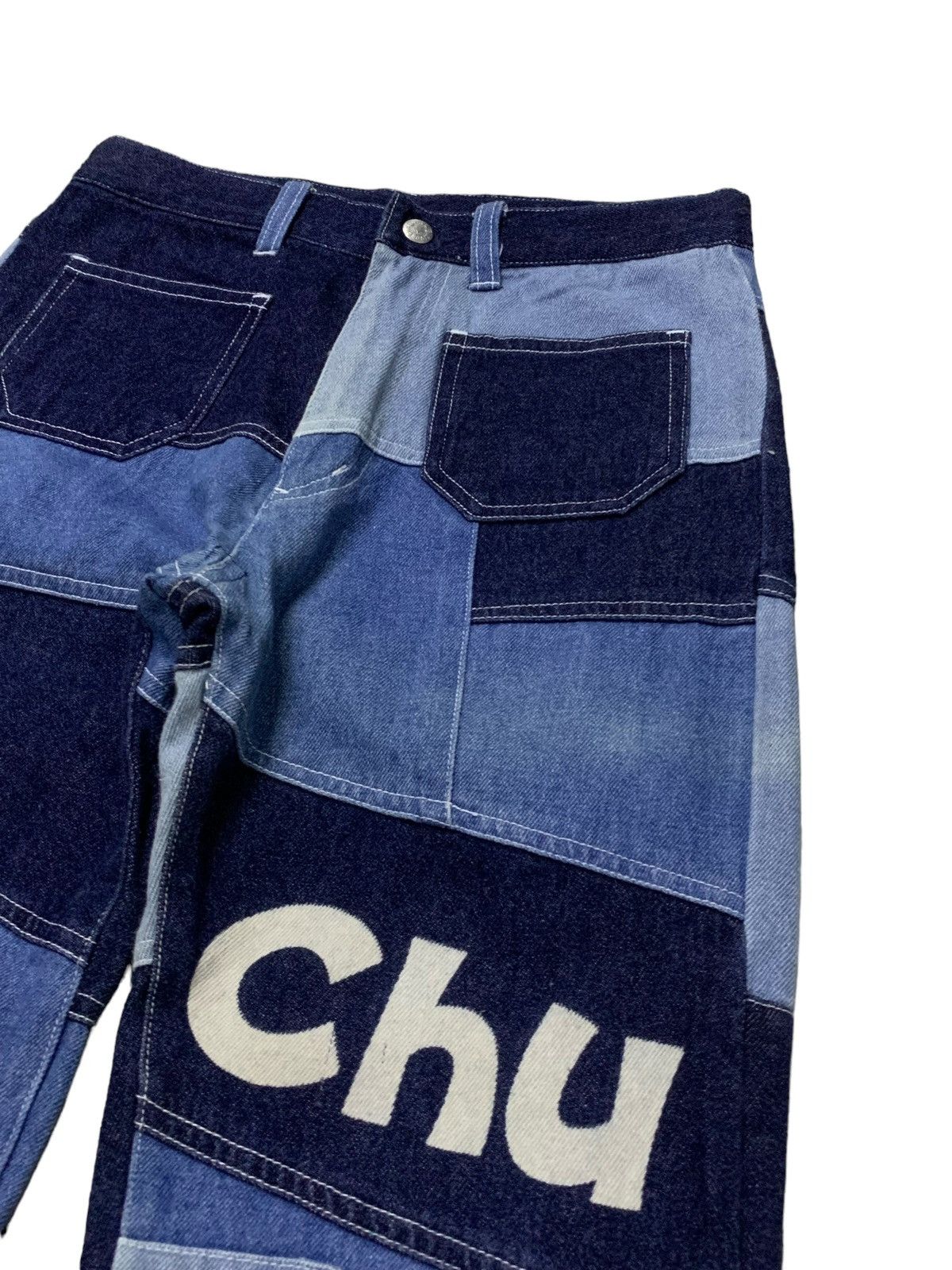 Japanese Brand Chuchum Hagi Kinky Style Flare Denim Pants Size US 26 / EU 42 - 6 Thumbnail