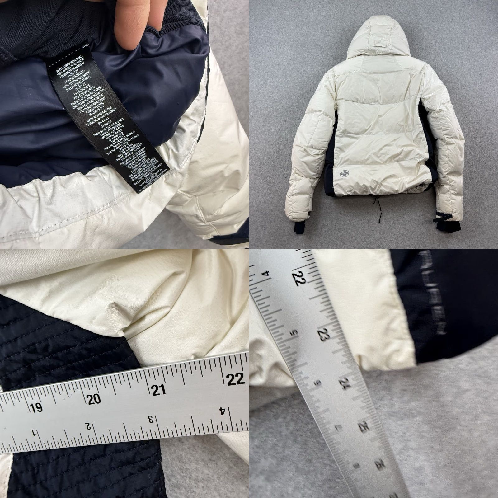 Ralph Lauren VINTAGE Ralph Lauren RLX Expedition Ski Hooded Puffer Jacket Small Down White Mens Jacket Parka Skiing Size US S / EU 44-46 / 1 - 8 Thumbnail