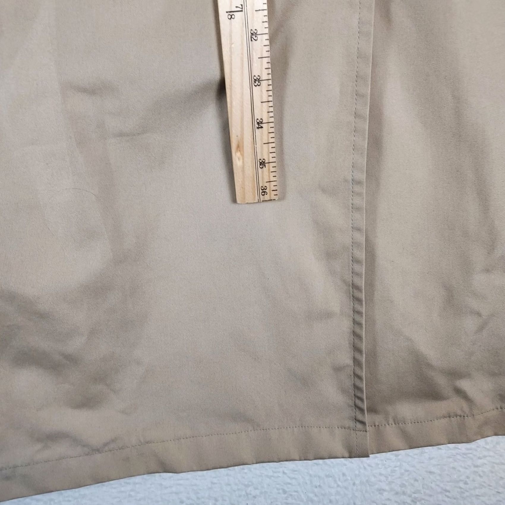 London Fog VINTAGE London Fog Trench Coat Beige 12P Women’s Double Breasted Long Coat USA Mens? Size XL / US 12-14 / IT 48-50 - 6 Thumbnail
