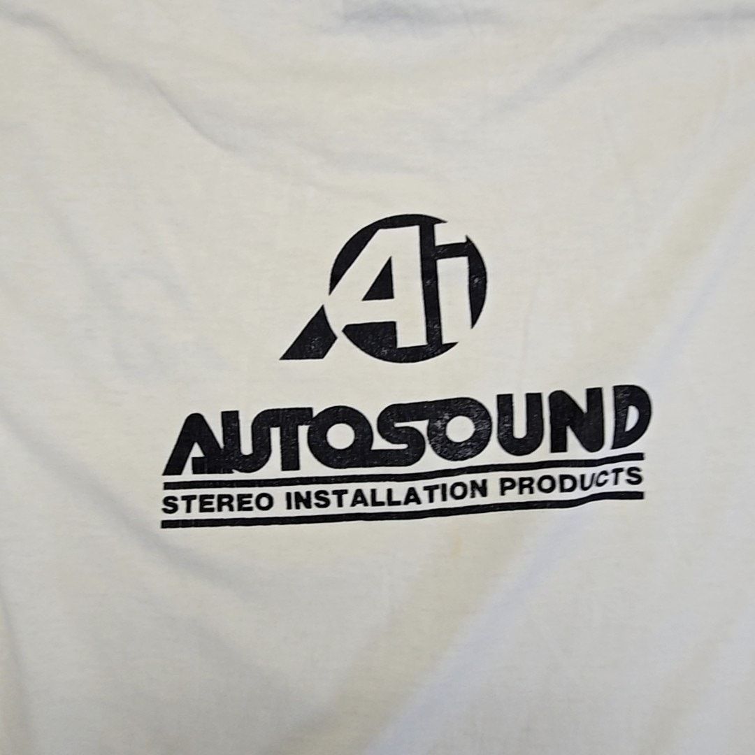 Vintage Vintage AutoSound Graphic Shirt White Mens Large Stero Tee Size US L / EU 52-54 / 3 - 2 Thumbnail