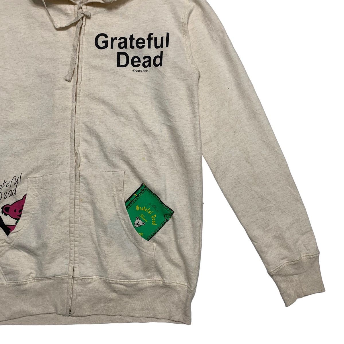 Grateful Dead Grateful Dead Bear Design Zipper Hoodie Size M / US 6-8 / IT 42-44 - 3 Thumbnail