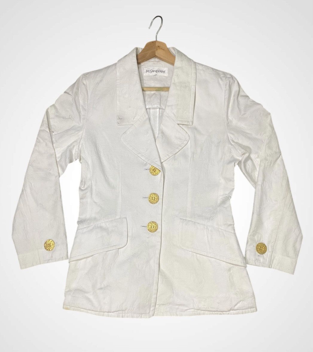 Yves Saint Laurent Rare Vintage Yves Saint Laurent Buttons Jacket Size M / US 6-8 / IT 42-44 - 3 Thumbnail