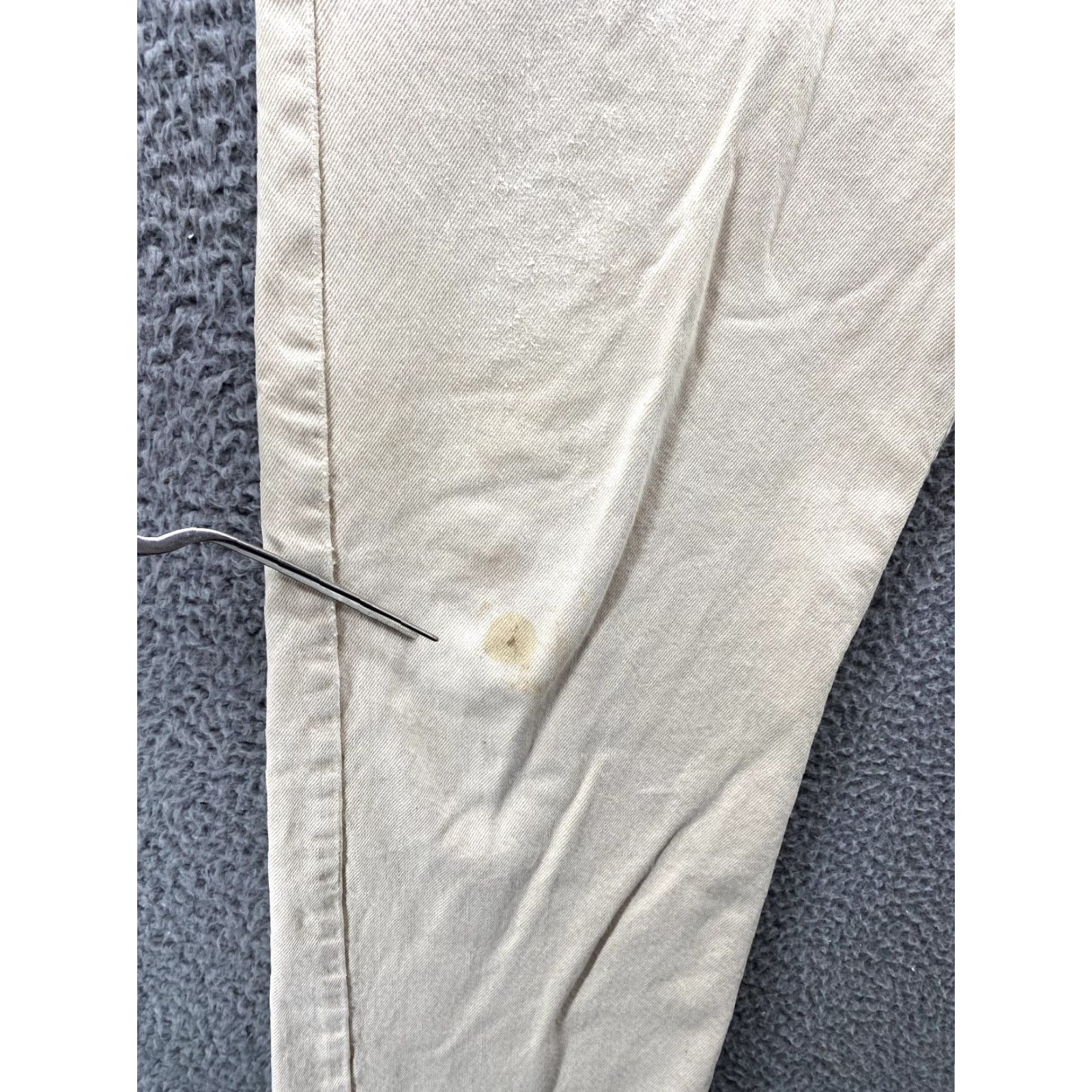 Levi's Levi's 505 Jeans 38x29 Ivory Denim Straight 90s Y2K Skate Western Mens Size US 38 / EU 54 - 3 Thumbnail