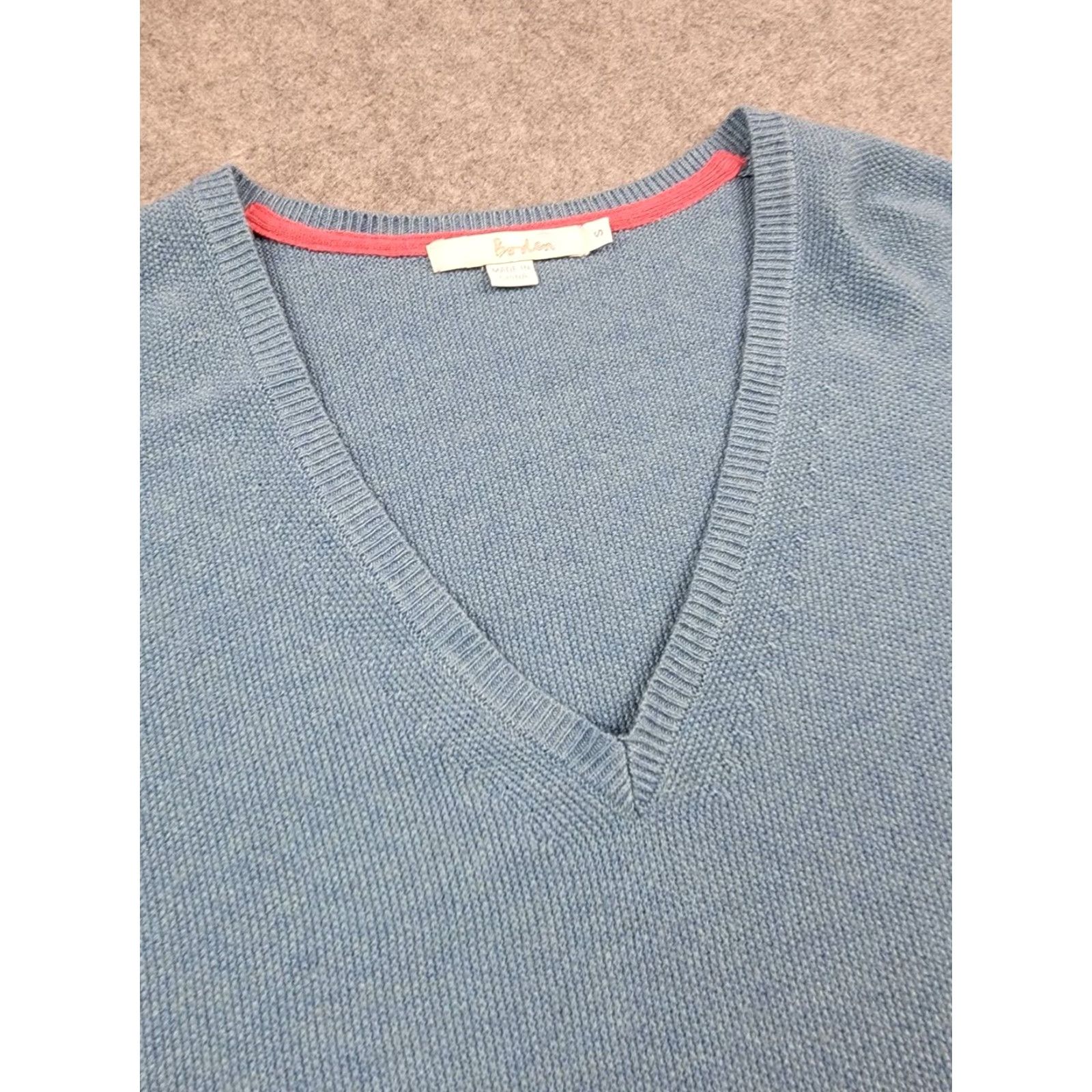 Boden Boden Sweater Womens Small Blue Tunic Wool Blend Tunic Casual Classic Size S / US 4 / IT 40 - 3 Thumbnail