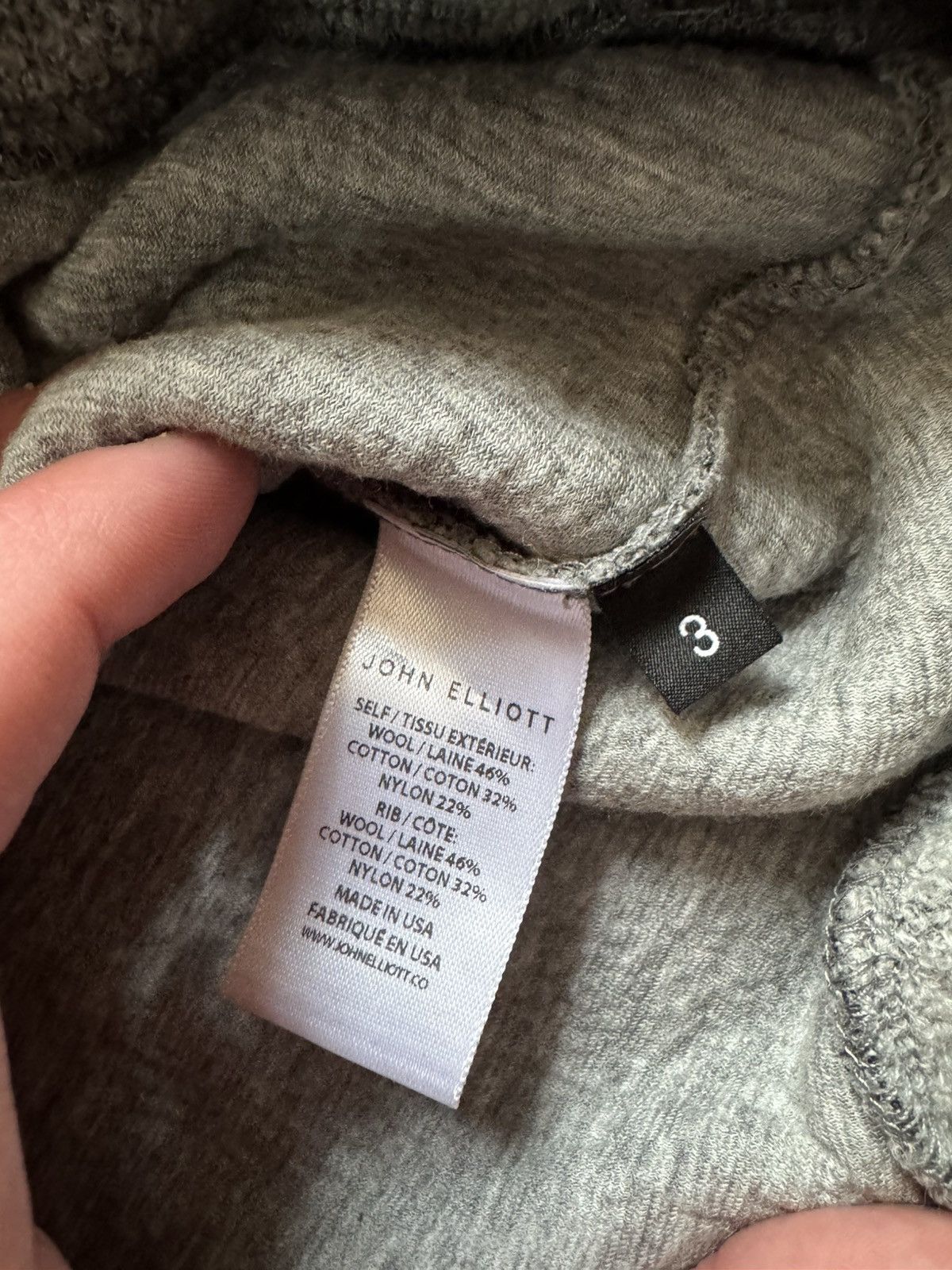 John Elliott Grey Pilled Sweater (SS19) Size US M / EU 48-50 / 2 - 4 Thumbnail