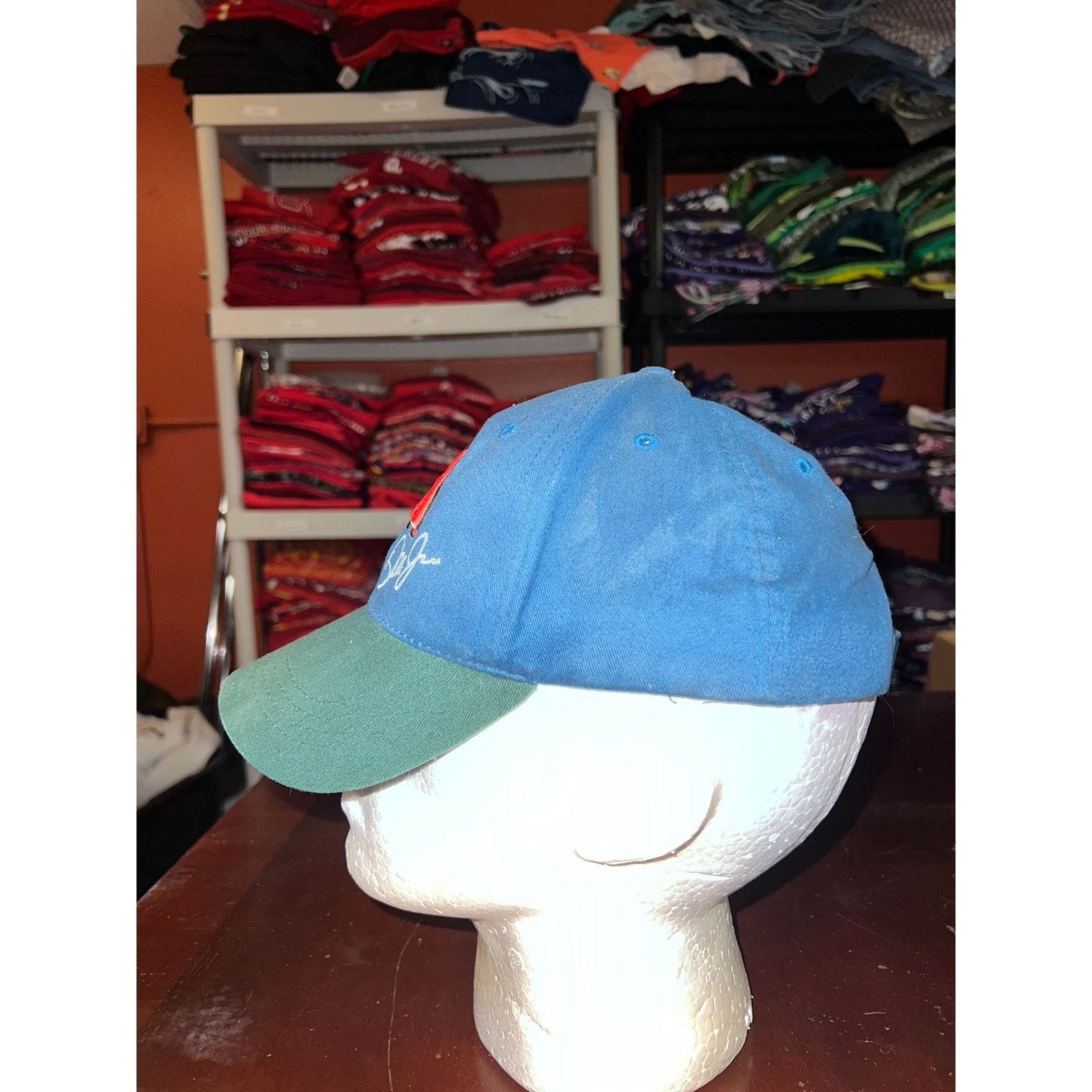 Vintage Vintage Nascar Dale Jr Hat #88 Blue Green Cap Kelloggs VTG Size ONE SIZE - 3 Thumbnail