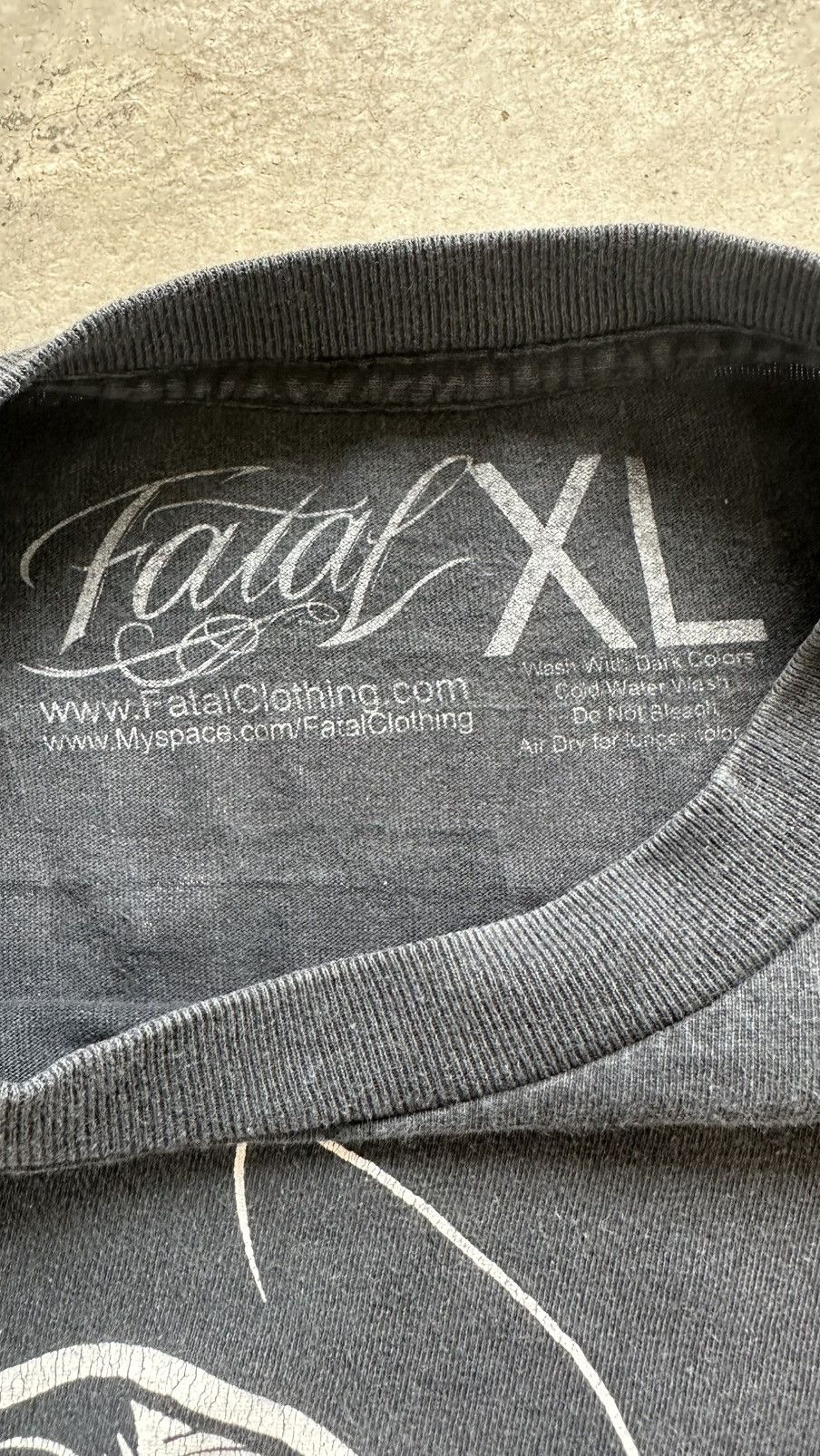 Tateossian × Vintage FATAL TATTOES LADY PRINT TEE Size US XL / EU 56 / 4 - 3 Thumbnail