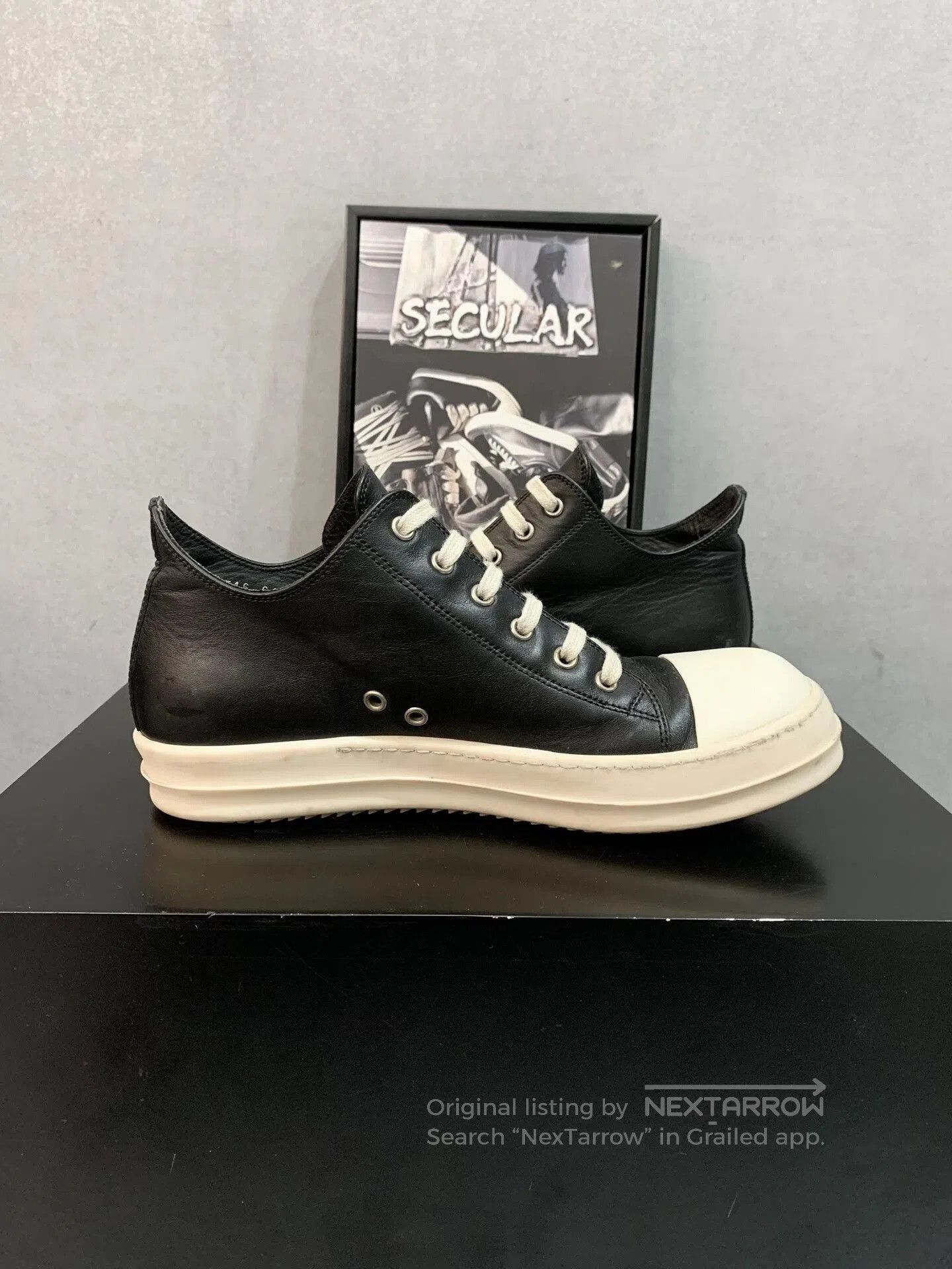 Rick Owens Rick Owens Leather Low. Size US 8.5 / EU 41-42 - 5 Thumbnail