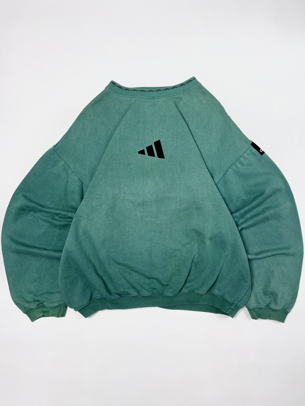 Adidas 1990s Adidas Equipment Green Crewneck Sweatshirt Vintage Size US L / EU 52-54 / 3 - 1 Thumbnail