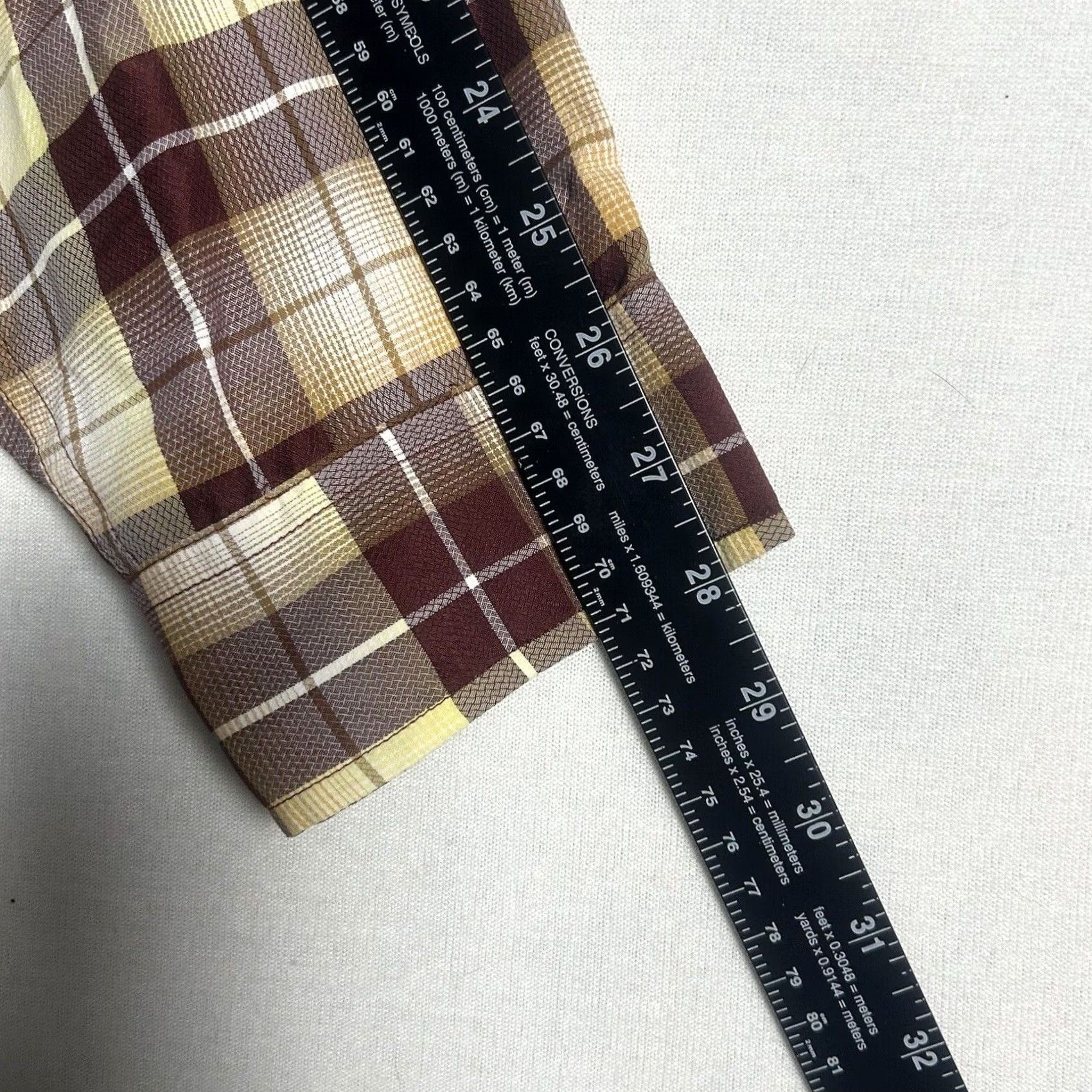 Eddie Bauer Eddie Bauer Flannel Shirt Mens XLT Tall Long Sleeve Plaid Brown Button-Up Pocket Size US XL / EU 56 / 4 - 7 Thumbnail