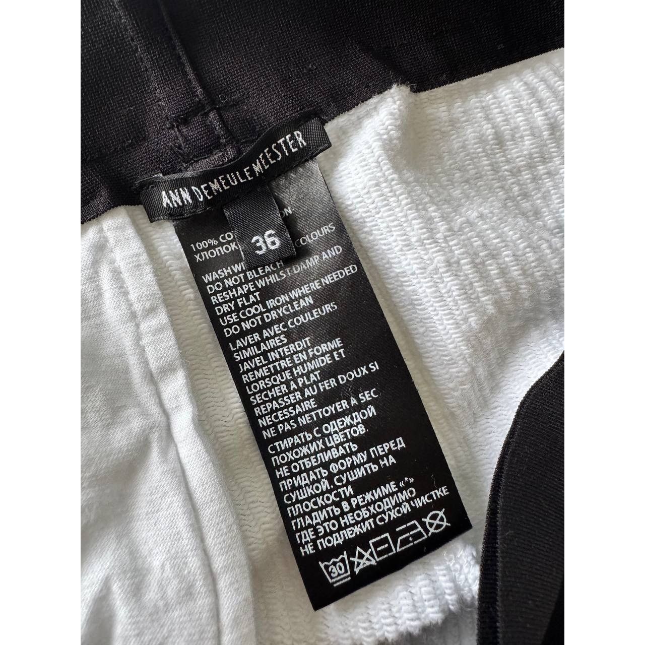 Ann Demeulemeester Ann Demeulemeester Ribbed Cotton Lounge Pants Size US 32 / EU 48 - 5 Thumbnail