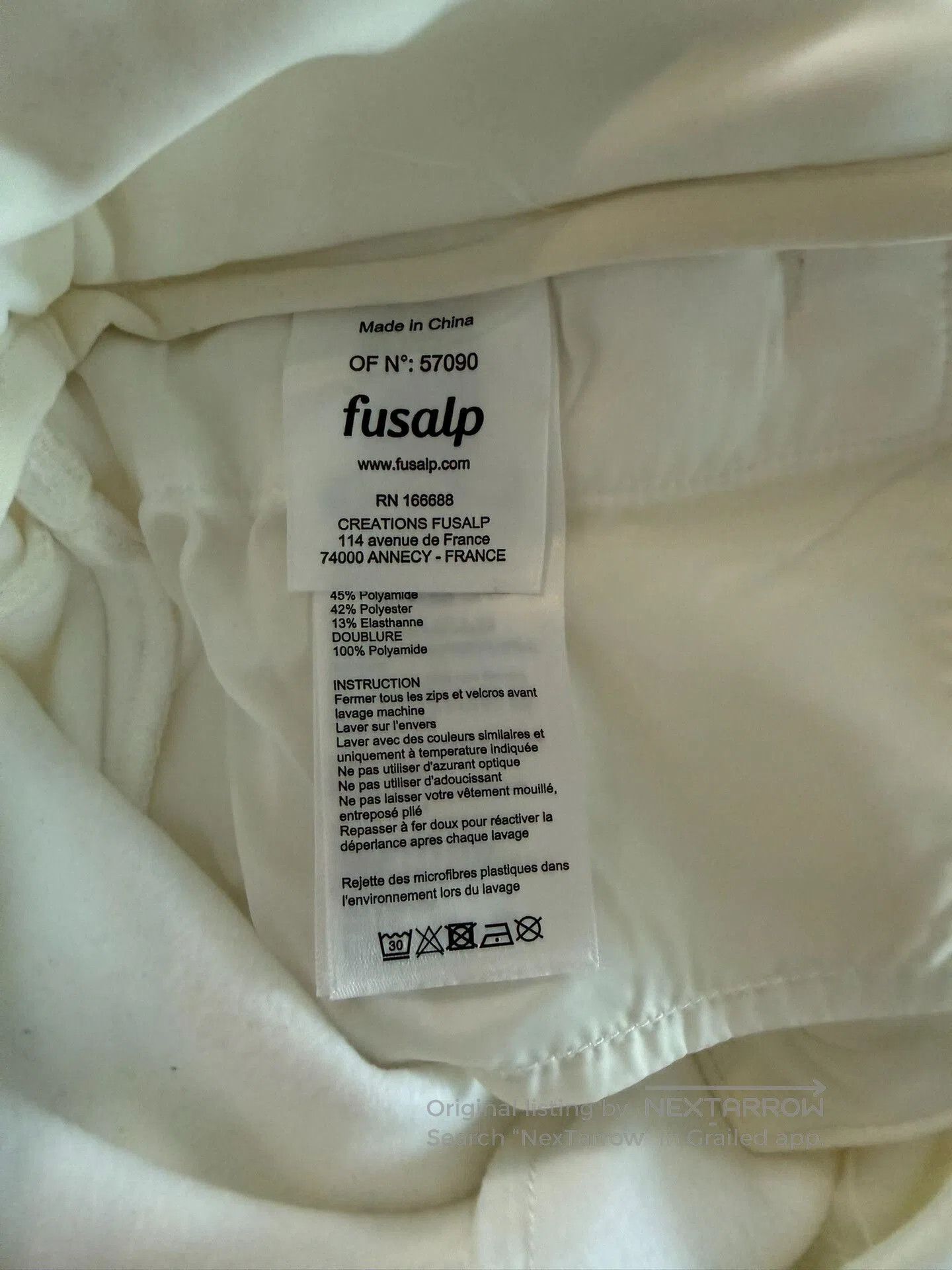 Fusalp Fusalp Women's High-Waisted Ski Pants. Size 33" - 6 Thumbnail
