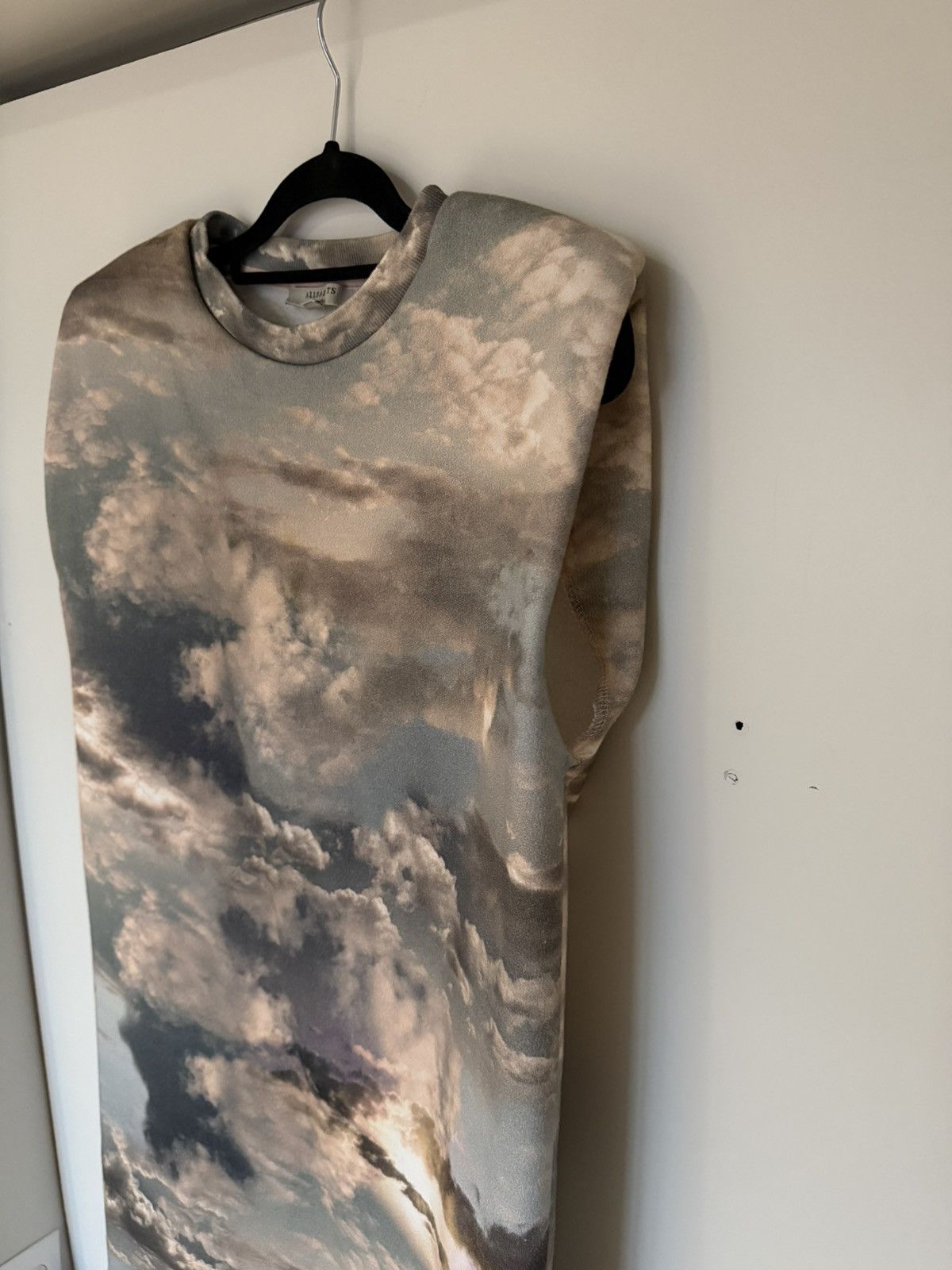 Allsaints Allsaints Coni Sky Print Tank Dress Size XS / US 0-2 / IT 36-38 - 4 Thumbnail