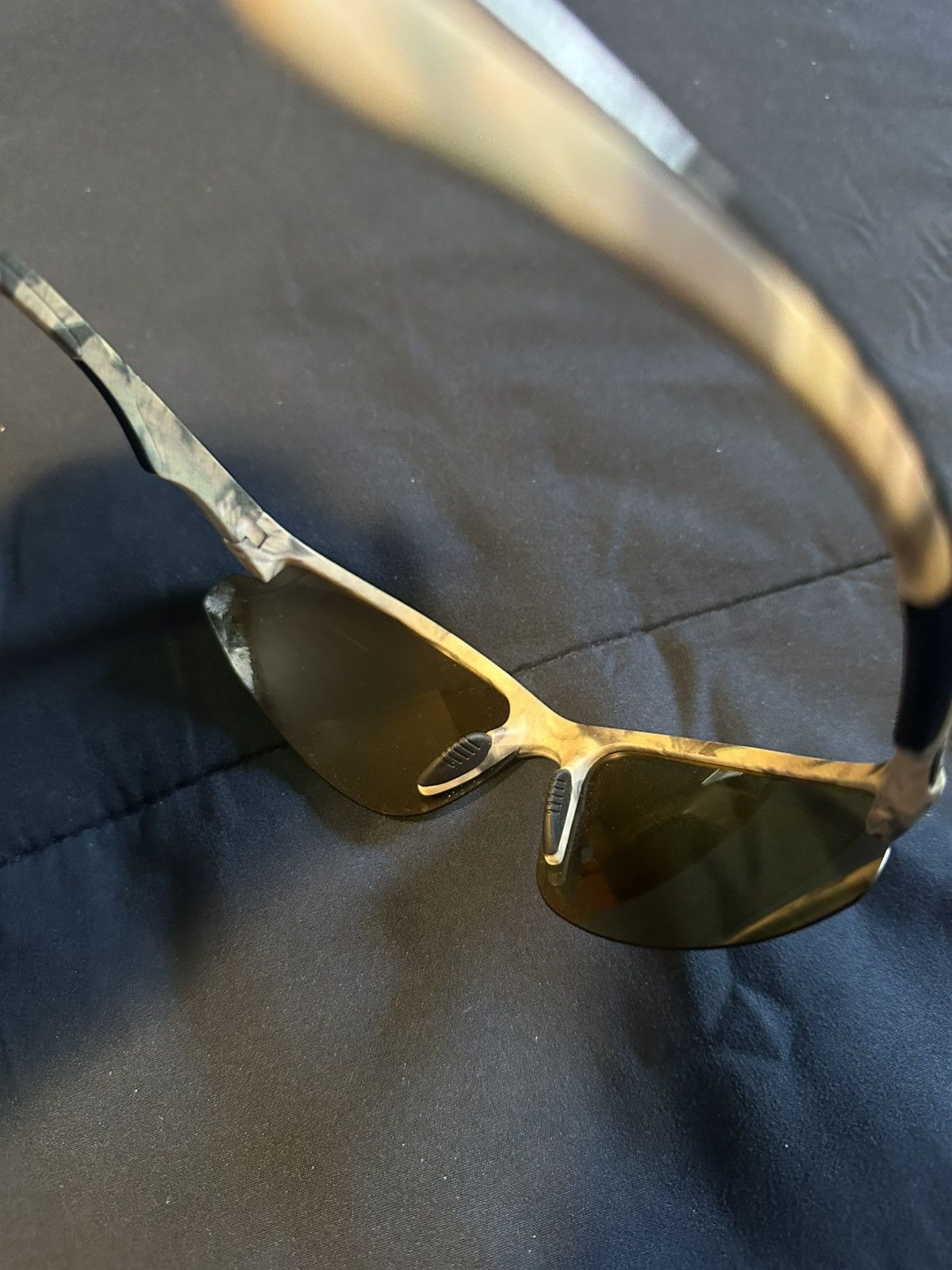 Other Sports Cool Sunglasses Camo Green Frame Unisex Used Size ONE SIZE - 4 Thumbnail