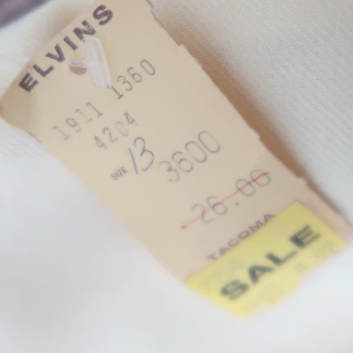 Vintage VINTAGE 70s College Town pastel yellow high rise straight leg pants 14 Size 29" - 5 Thumbnail
