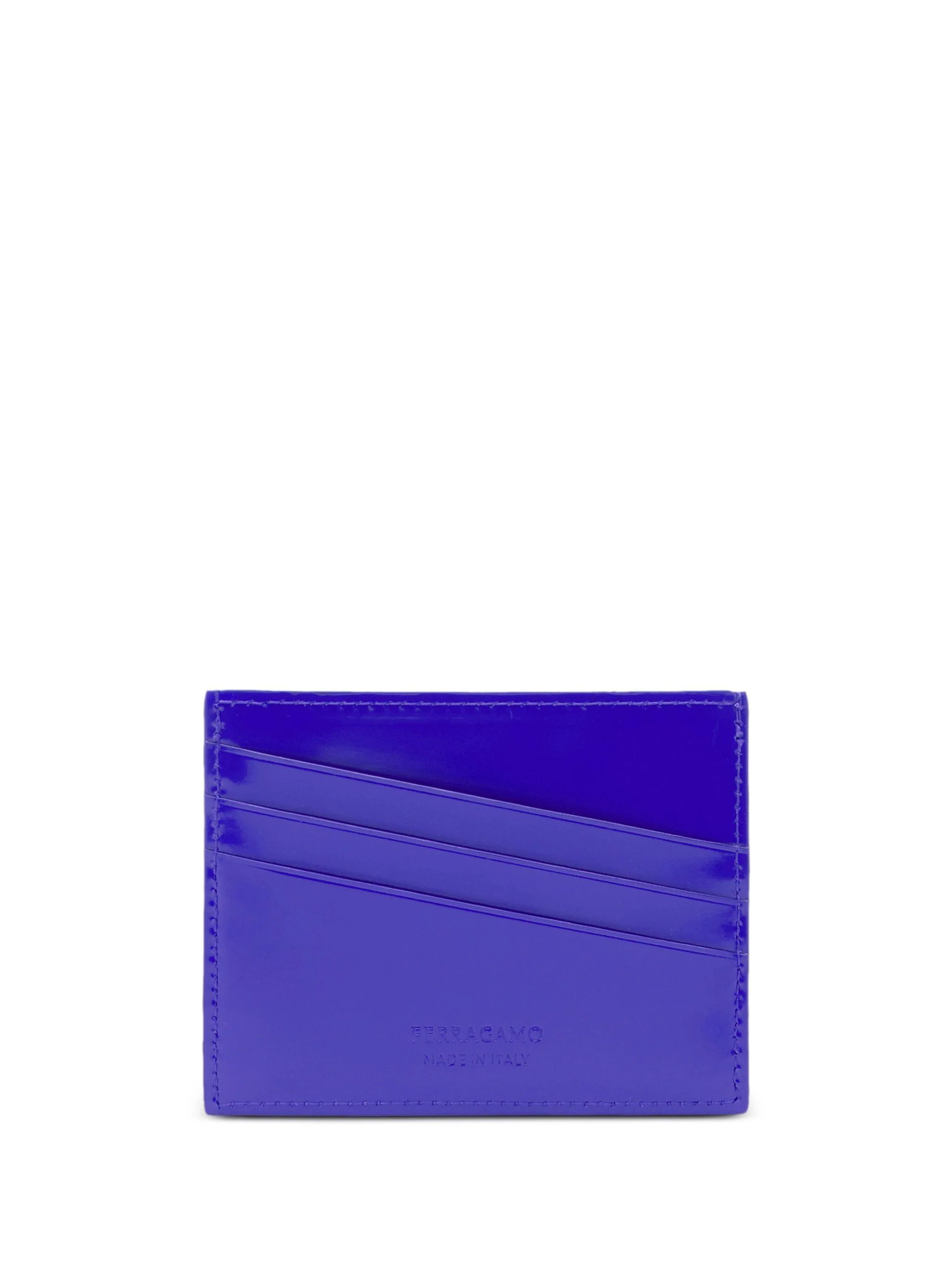 Salvatore Ferragamo o1s1rm0924 Size: OS / Embossed Bi Wallet in Blue Size ONE SIZE - 2 Thumbnail