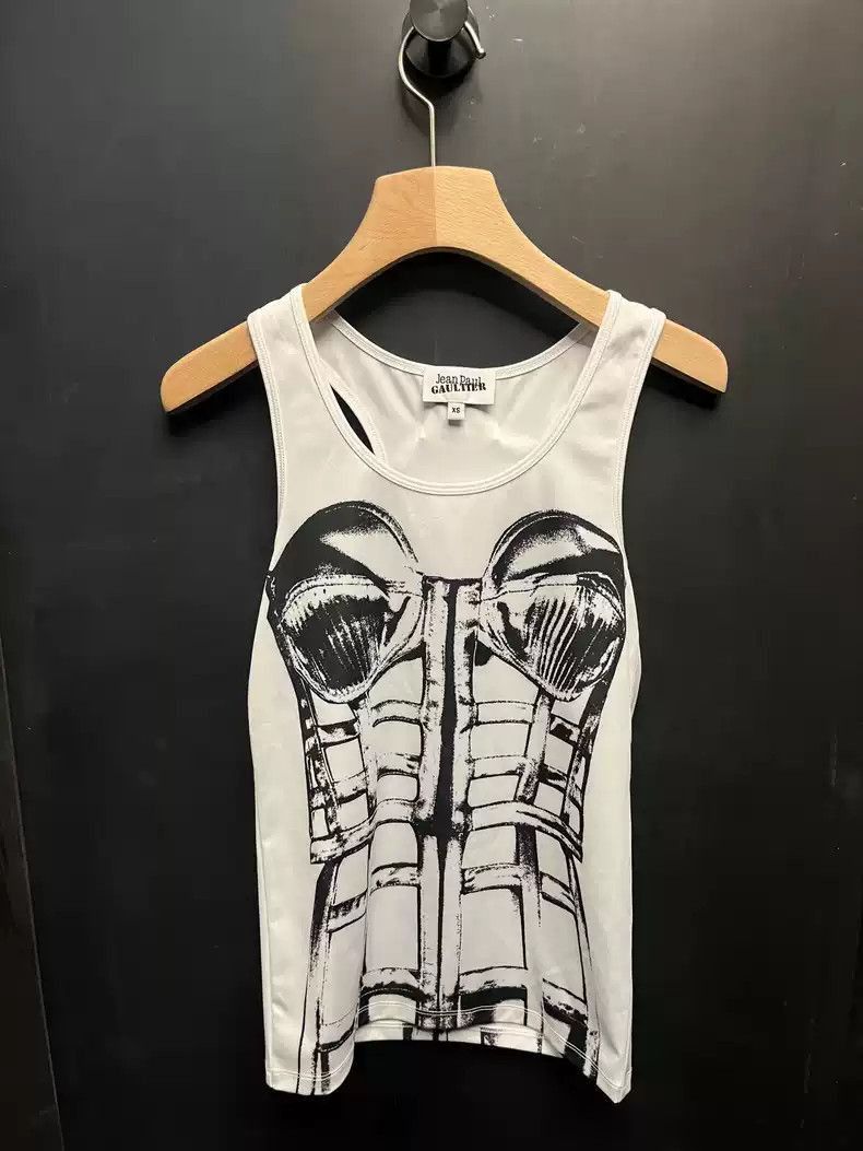 Jean Paul Gaultier Jean Paul Gaultier Printed vest- Size US XS / EU 42 / 0 - 1 Thumbnail