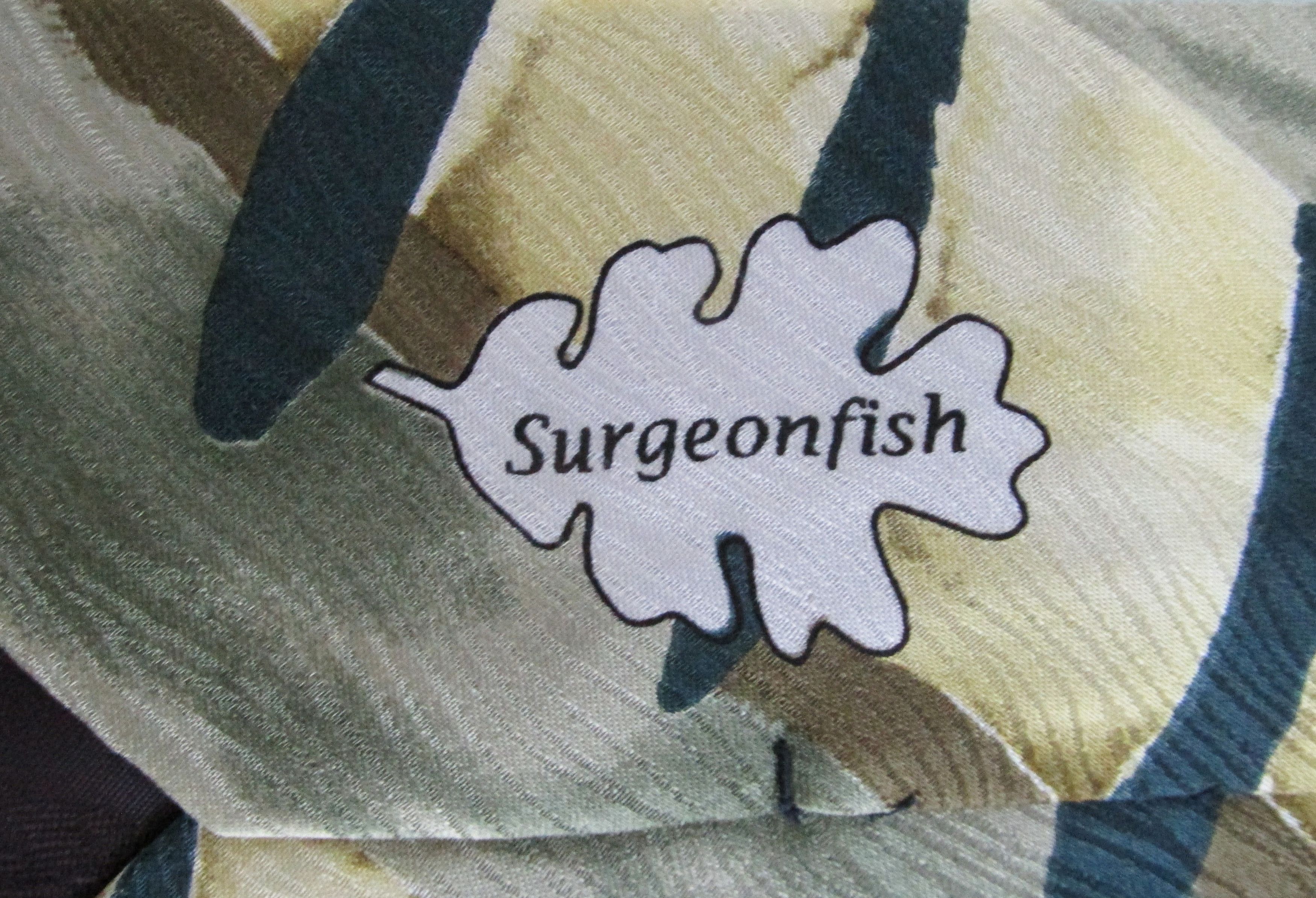 Other Nature Conservancy "Surgeonfish" Men's Silk Tie Size ONE SIZE - 5 Thumbnail