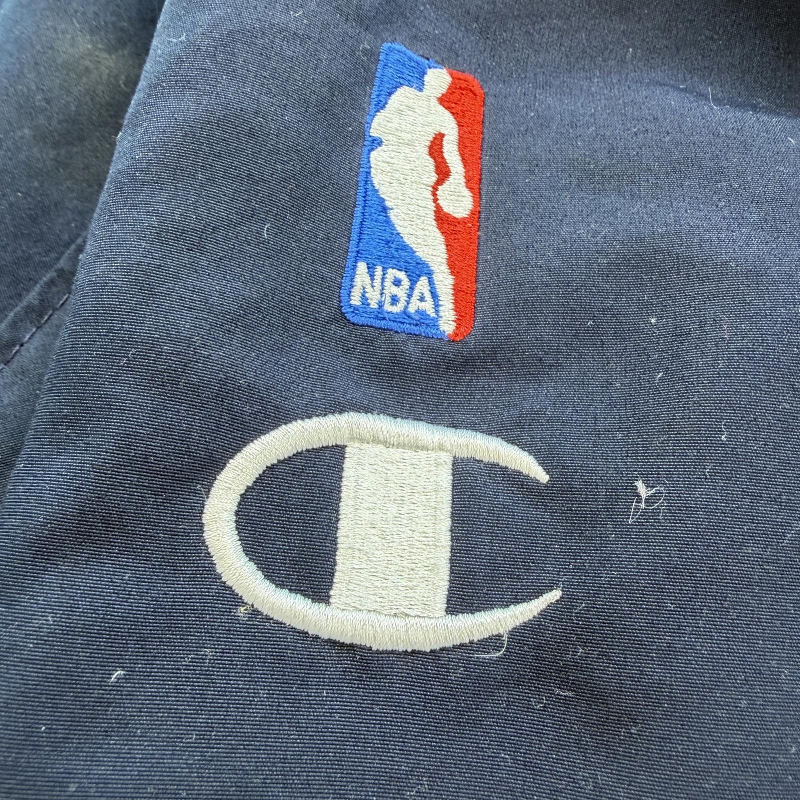 Champion Vintage 90s Champion New Jersey Nets NBA Warm Up Jacket USA Size US XL / EU 56 / 4 - 10 Thumbnail