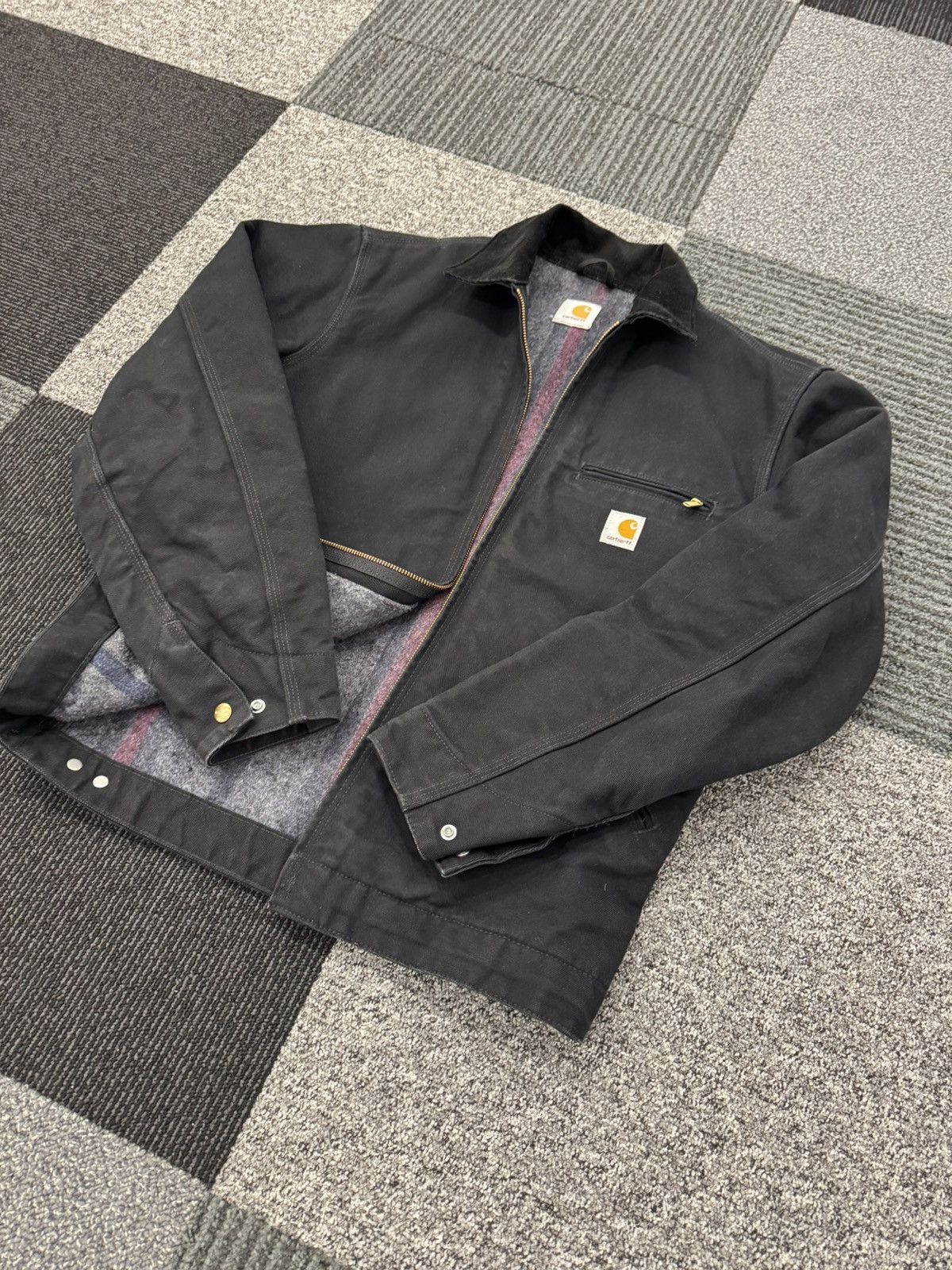 Carhartt Carhartt Detroit Jacket J01 BLK usa vintage og Size US L / EU 52-54 / 3 - 2 Thumbnail