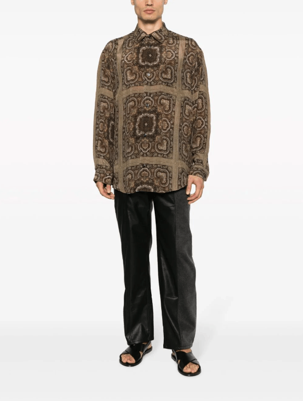 Nanushka BNWT AW23 NANUSHKA SEBAS PAISLEY SHIRT M Size US M / EU 48-50 / 2 - 13 Thumbnail