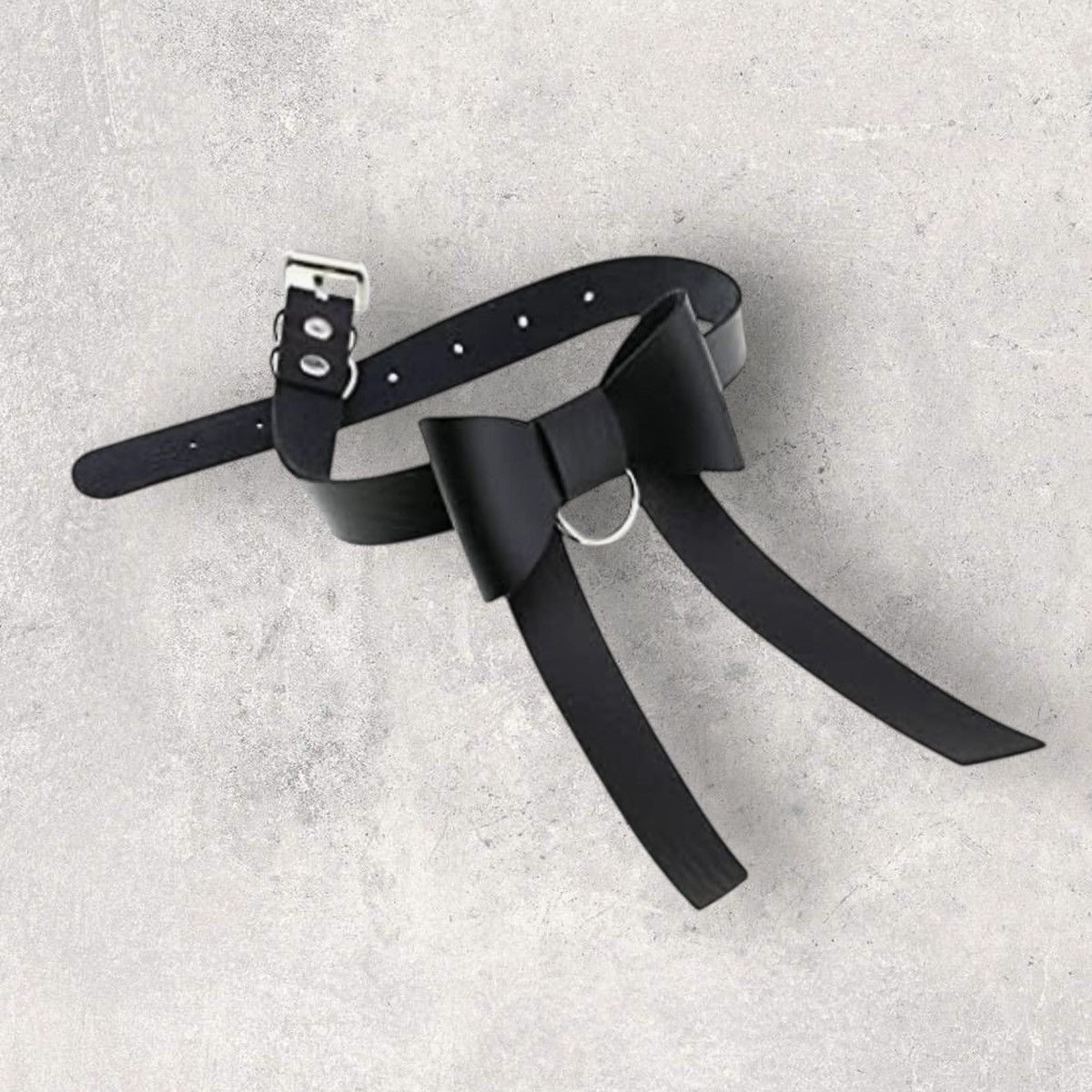 Other Bow PU Leather Choker Size ONE SIZE - 3 Thumbnail