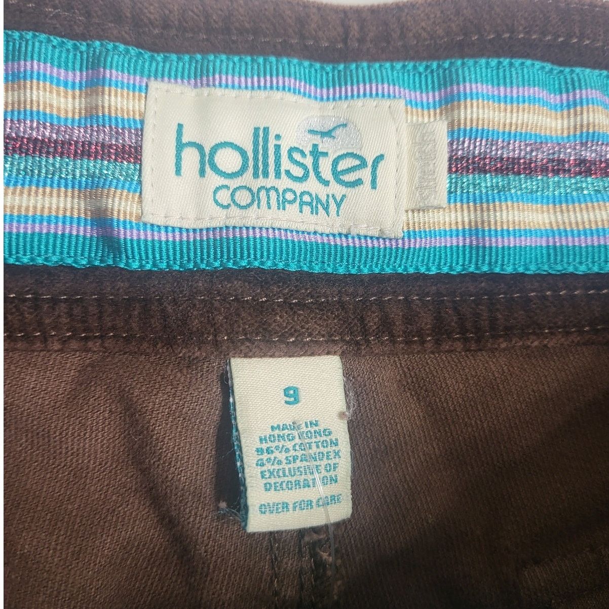 Hollister Y2K Hollister Dark Brown Velour Stretch Flare Pants - Jr. 9 Size 32" / US 10 / IT 46 - 5 Thumbnail