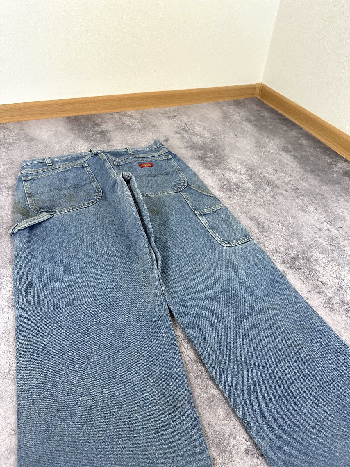 Dickies Vintage Dickies Light Blue Carpenter Baggy USA Work Pants Size US 34 / EU 50 - 4 Thumbnail