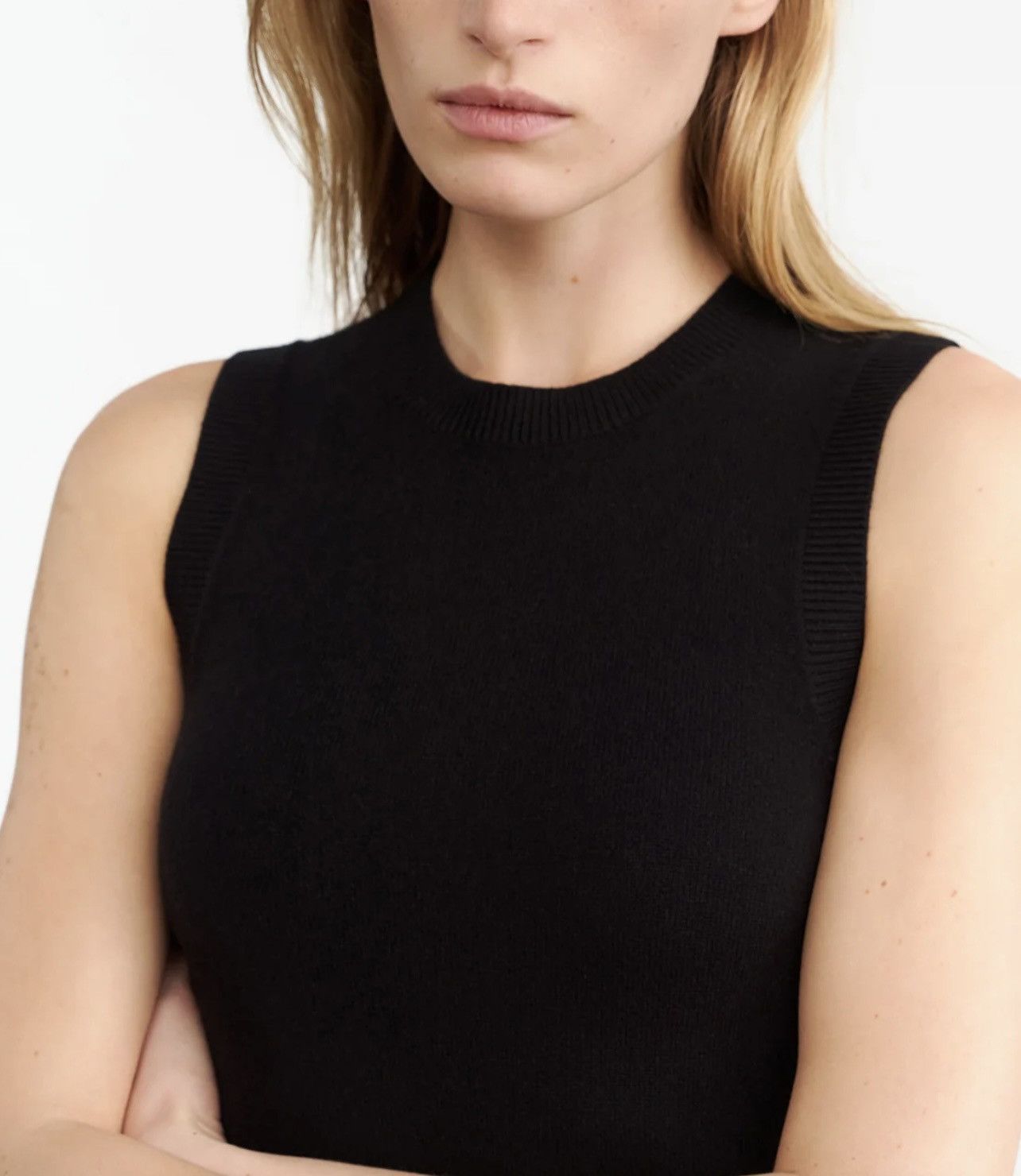 Nili Lotan Nili Lotan Cashmere May Sweater Tank Top Size L NWT Size L / US 10 / IT 46 - 3 Thumbnail