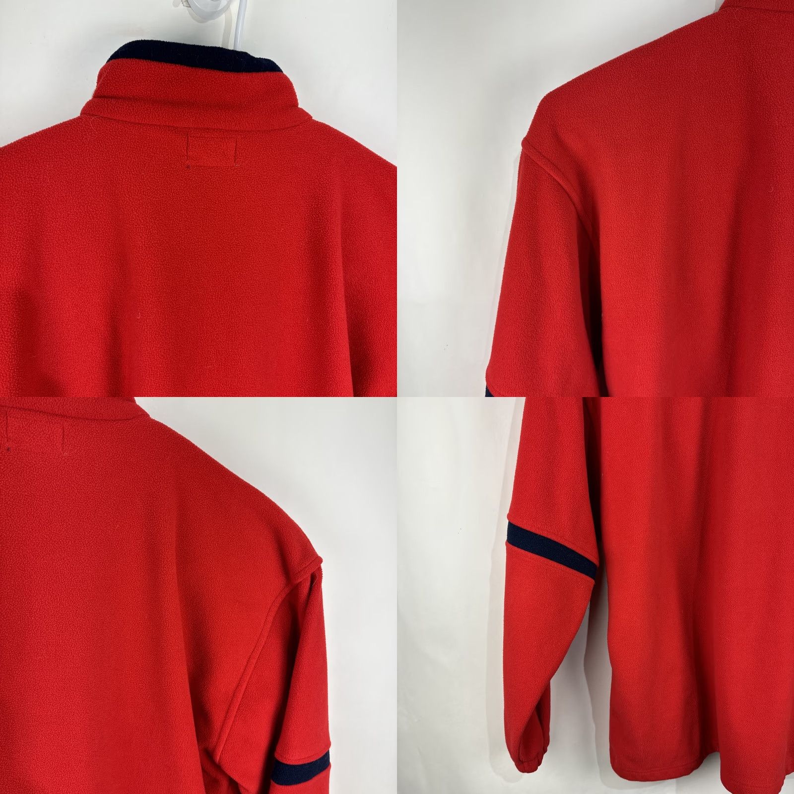 Vintage VINTAGE Polo Sport Polo Sport 1/4 Zip Pullover Red Fleece 2XL Shirt Mens Size US XXL / EU 58 / 5 - 9 Thumbnail