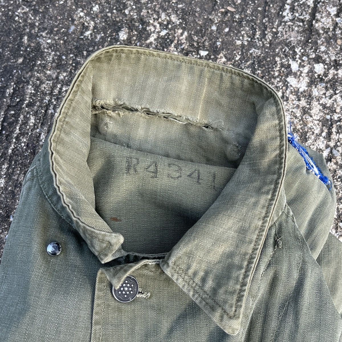 Vintage Vintage WW2 Hbt Military Army Jacket Size US S / EU 44-46 / 1 - 7 Thumbnail