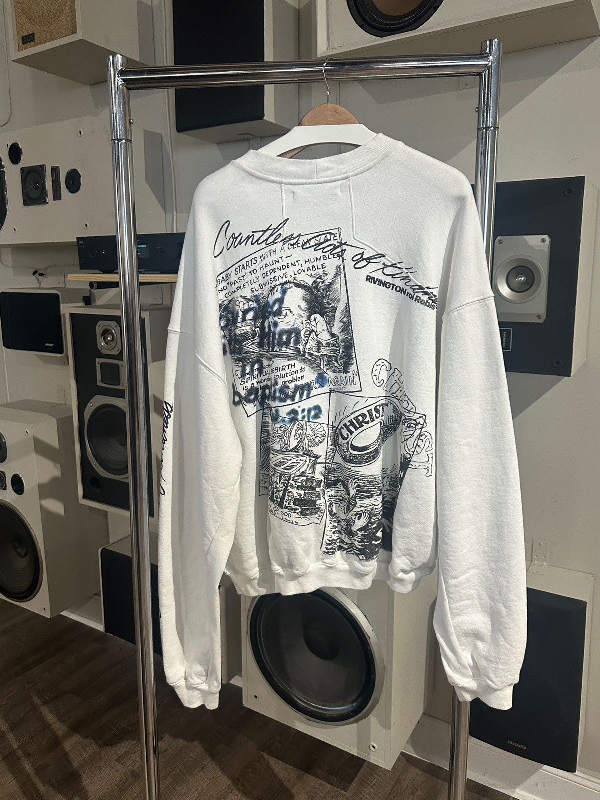 Other Rivington Roi Rebis White Crewneck Size 2 Size US M / EU 48-50 / 2 - 3 Thumbnail