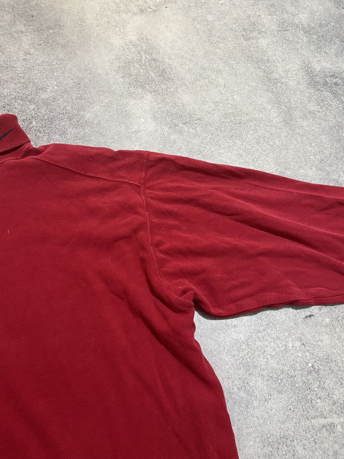 Nike × Vintage Vintage 90s Nike Turtleneck Golf Sweatshirt Size US L / EU 52-54 / 3 - 3 Thumbnail