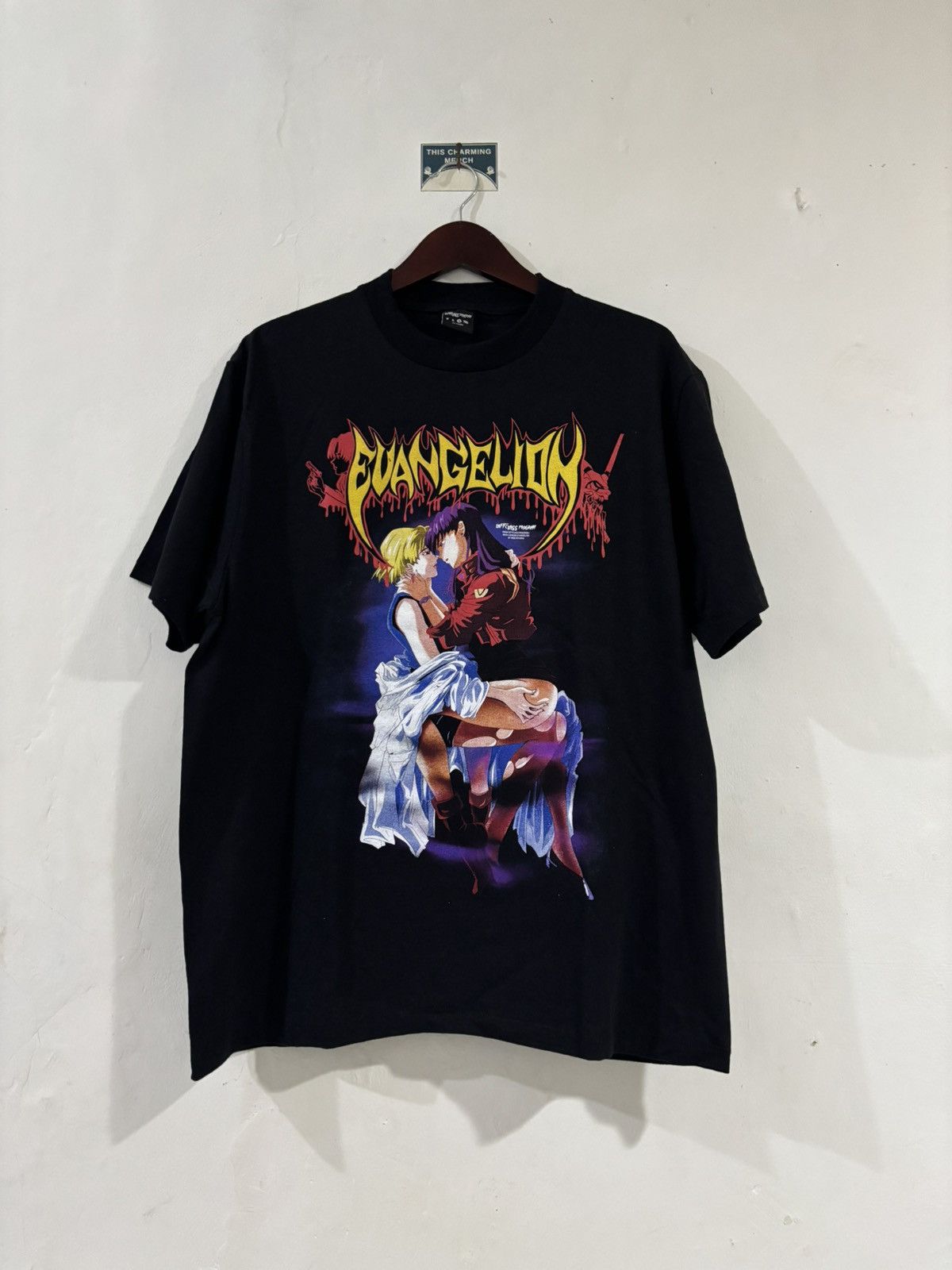 Anime × Vintage EVANGELION SHIRT BOOTLEG INSPIRED BY CRADLE OF FILTH Size US XL / EU 56 / 4 - 1 Thumbnail