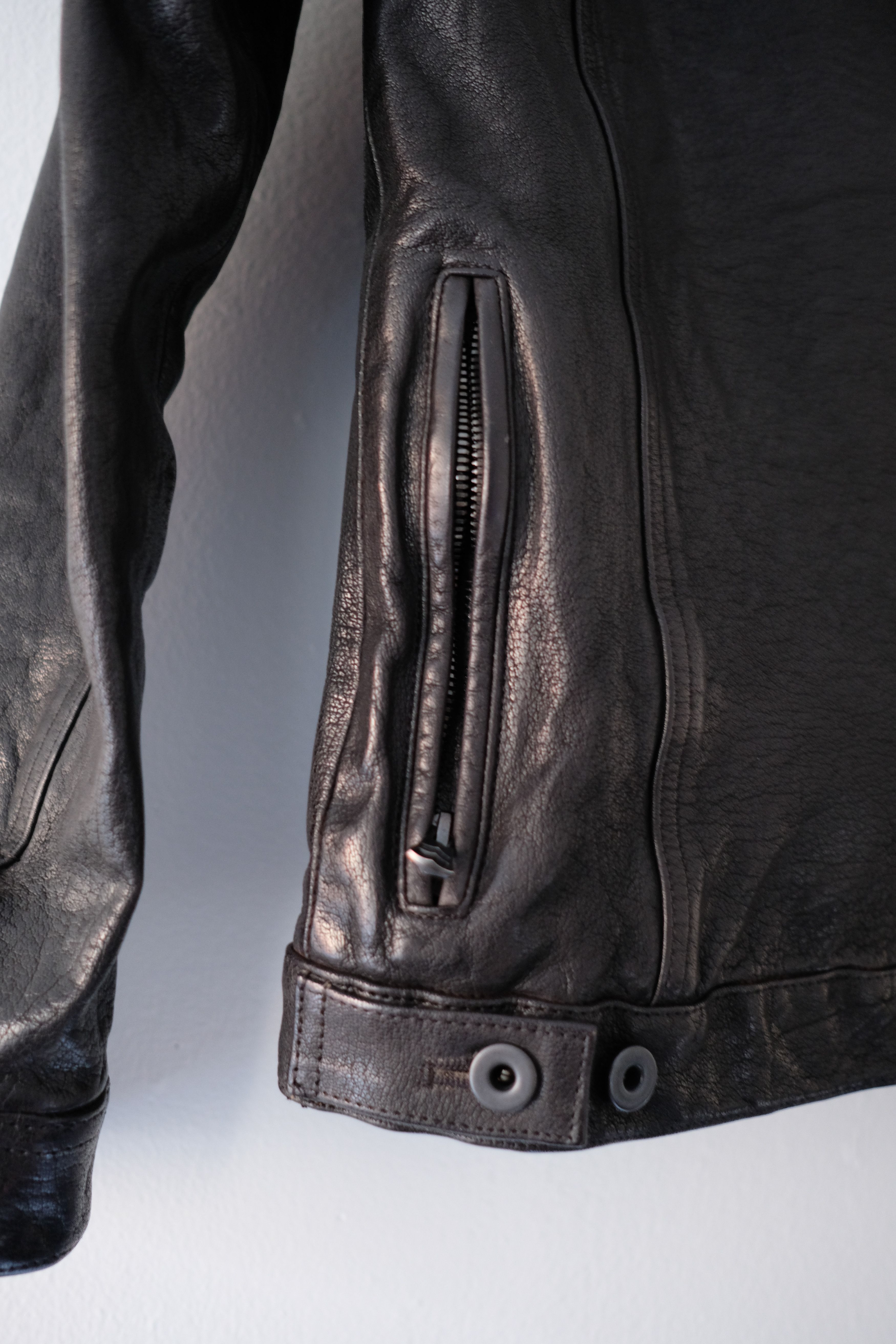 Yohji Yamamoto Yohji Yamamoto Pour Homme x Isamu Katayama Leather Jacket Size US L / EU 52-54 / 3 - 3 Thumbnail