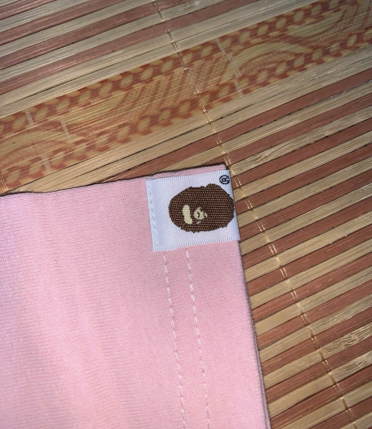 BAPE OG Nigo era pink short-sleeve tee