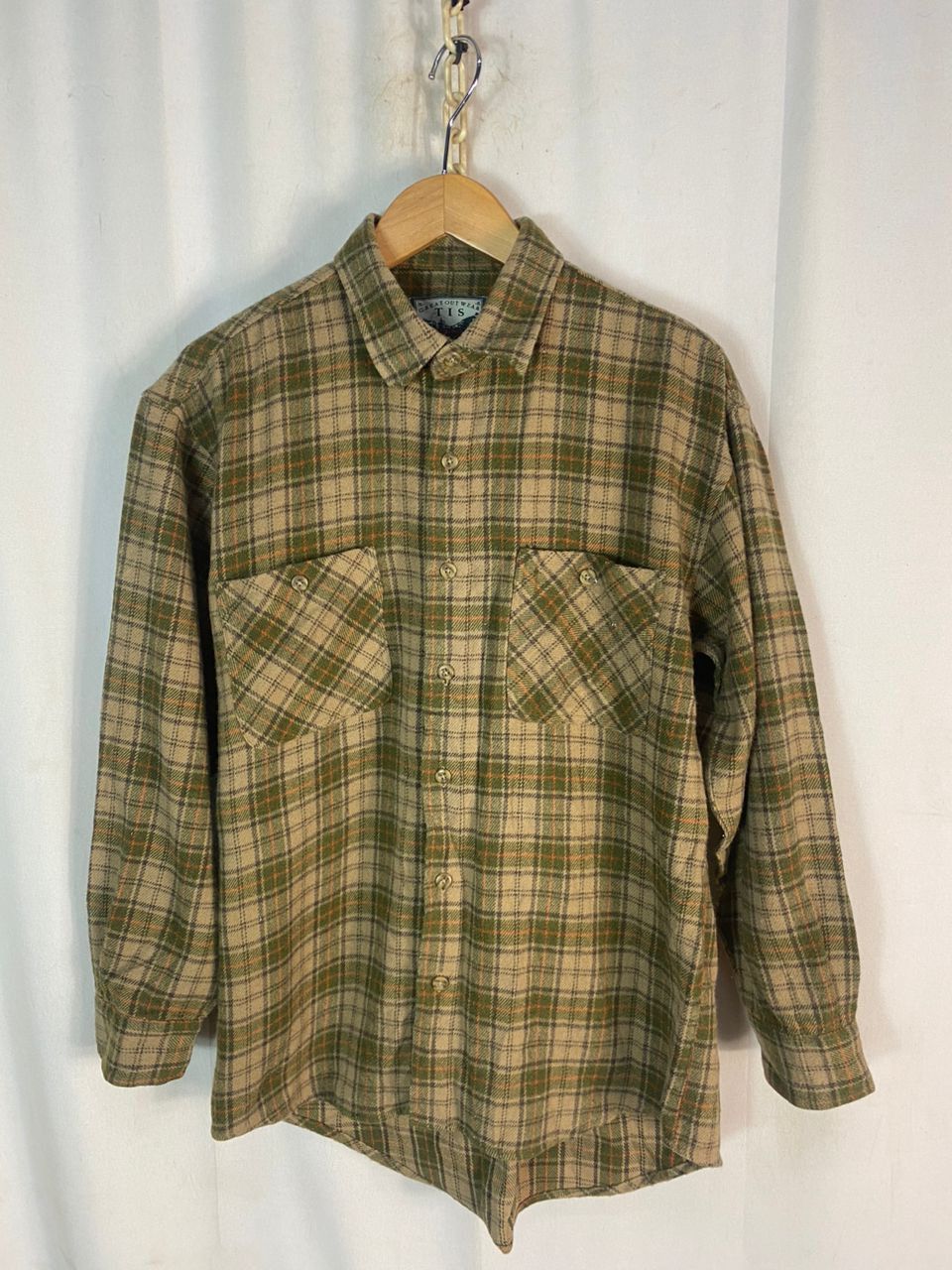 Flannel × Vintage Greatoutwear tis wool flannel button up shirt Size US L / EU 52-54 / 3 - 1 Thumbnail