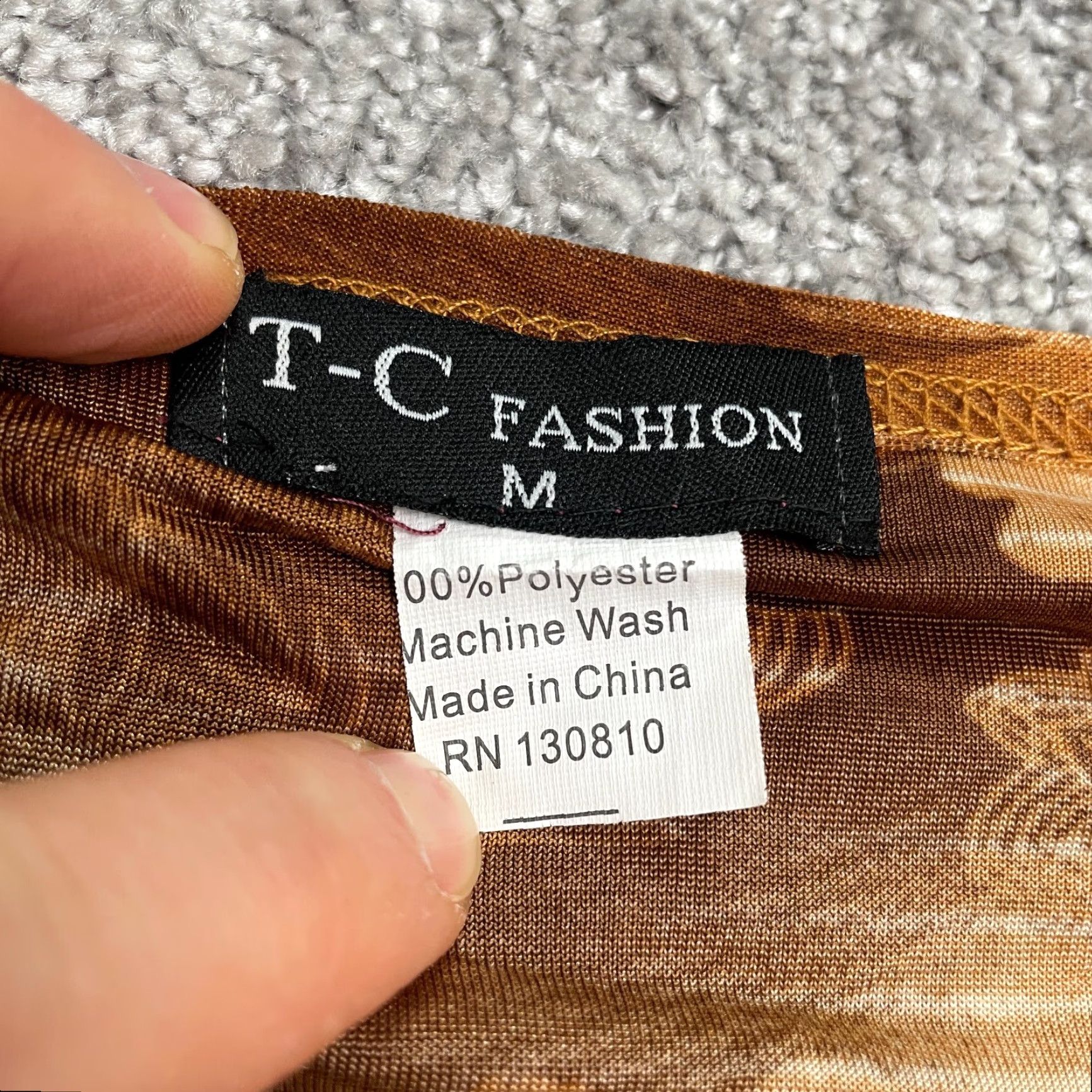 Vintage T-C Fashion Open Cover Up Top Womens Medium Brown Floral Casual Bohemian Knit V-Neck Short Sleeve Lightweight Stretch Shirt Blouse Beach Kimono Size M / US 6-8 / IT 42-44 - 6 Thumbnail