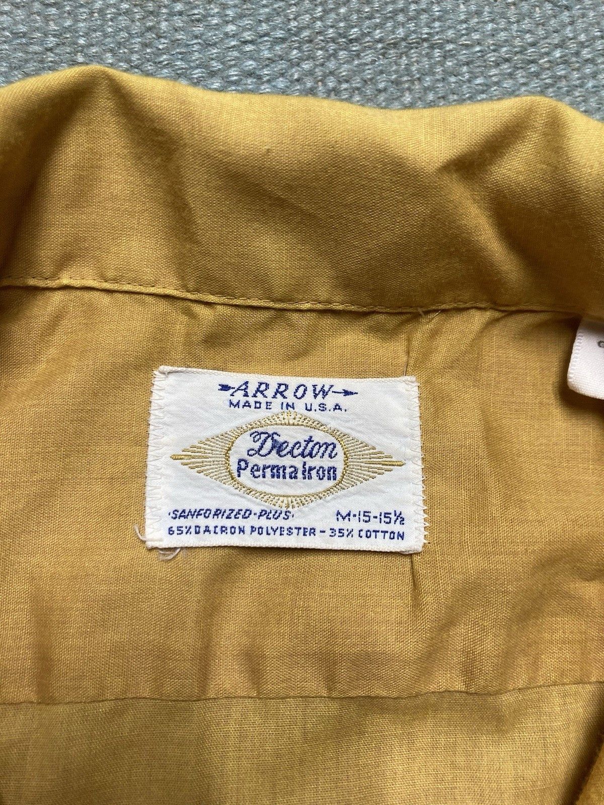 Arrow × Vintage 60s long sleeve button shirt loop collar Arrow sanforized M Size US M / EU 48-50 / 2 - 6 Thumbnail