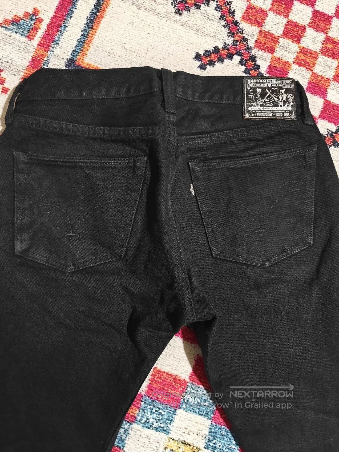 Samurai Jeans Samurai Jeans S511NBK 17oz Black. Size US 33 - 7 Thumbnail