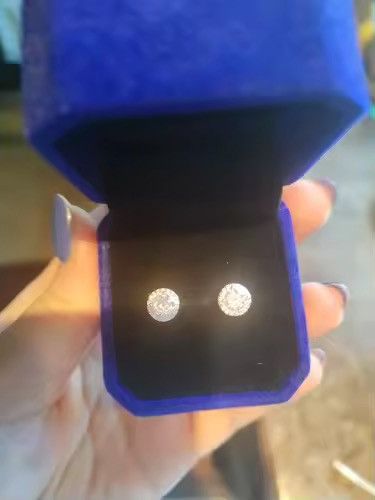 Jewelry Moissanite 0.5 ct earrings - send offers Size ONE SIZE - 3 Thumbnail