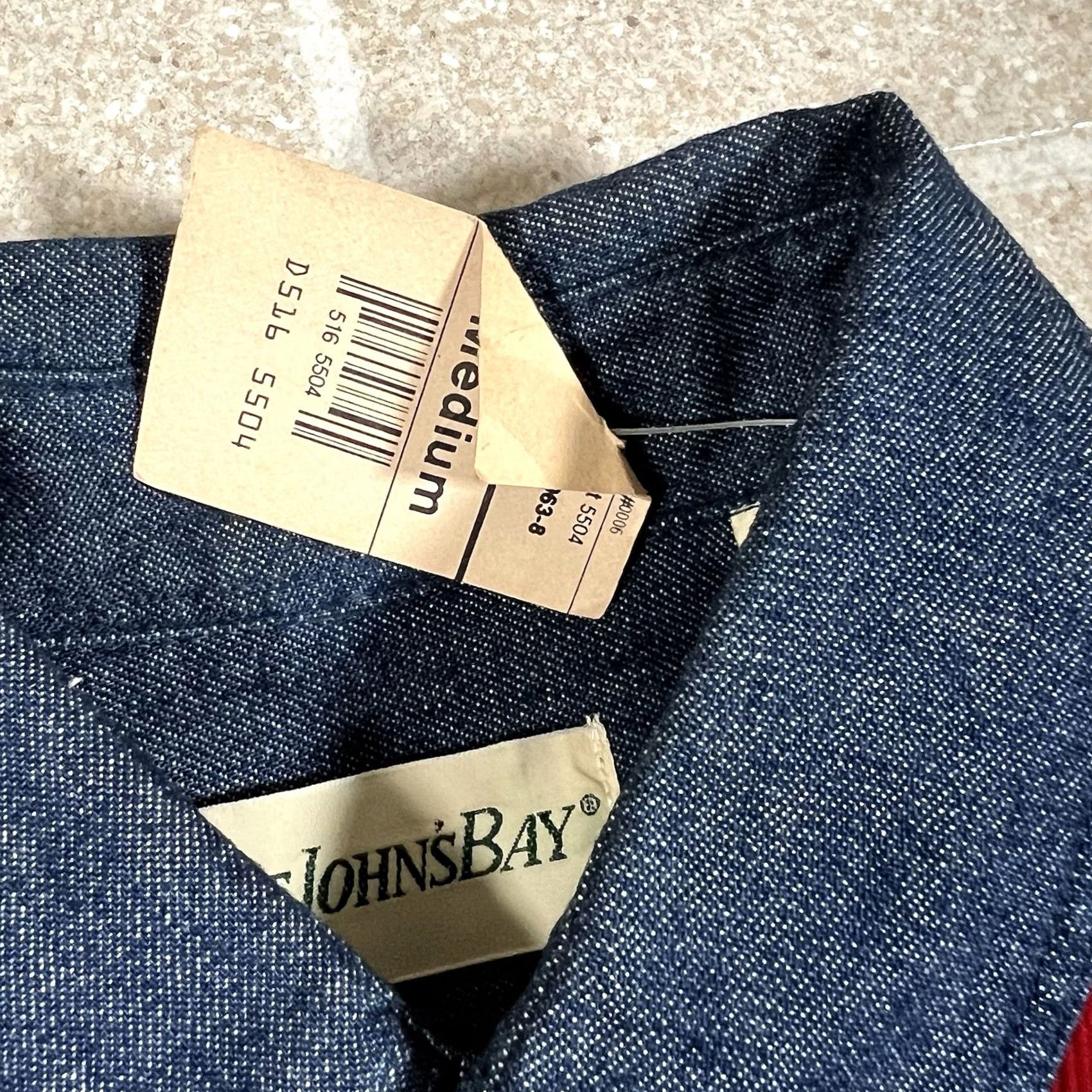 Vintage VINTAGE St. John's Bay Denim Corduroy Button-Down Shirt Mens M Red Size US M / EU 48-50 / 2 - 4 Thumbnail