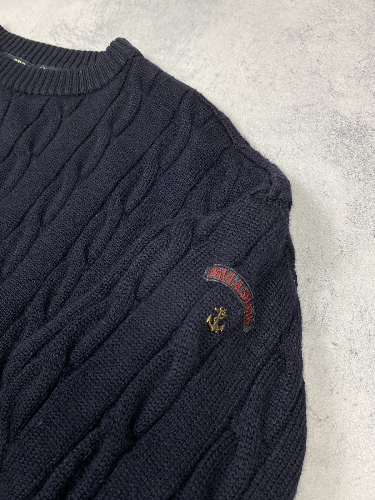 Paul & Shark Vintage Paul Shark Wool Italy Designer Knit Sweater Size US L / EU 52-54 / 3 - 10 Thumbnail